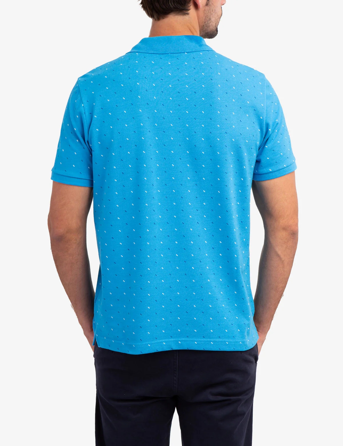 PRINTED PIQUE POLO SHIRT - Image 5