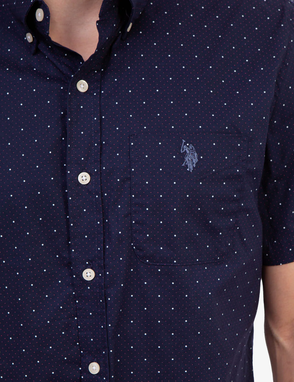 PRINTED POPLIN SHORT SLEEVE SHIRT - Image 5