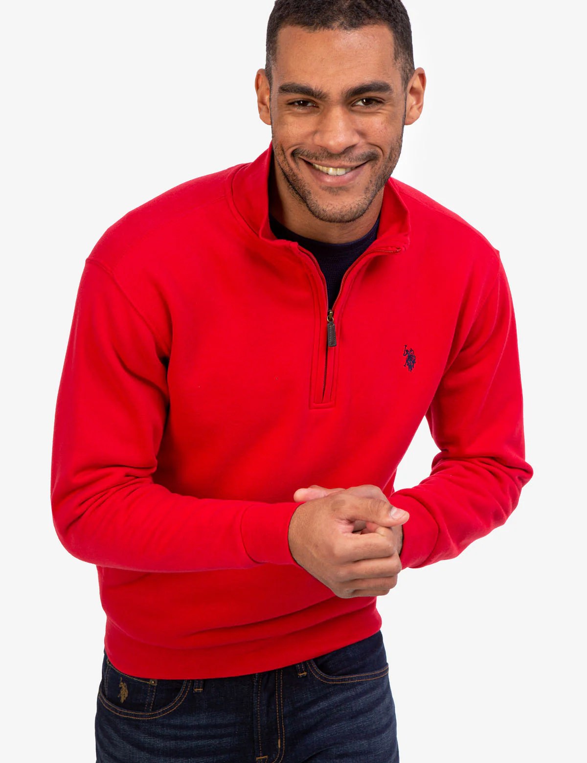 QUARTER ZIP PULLOVER SWEATSHIRT - Image 11