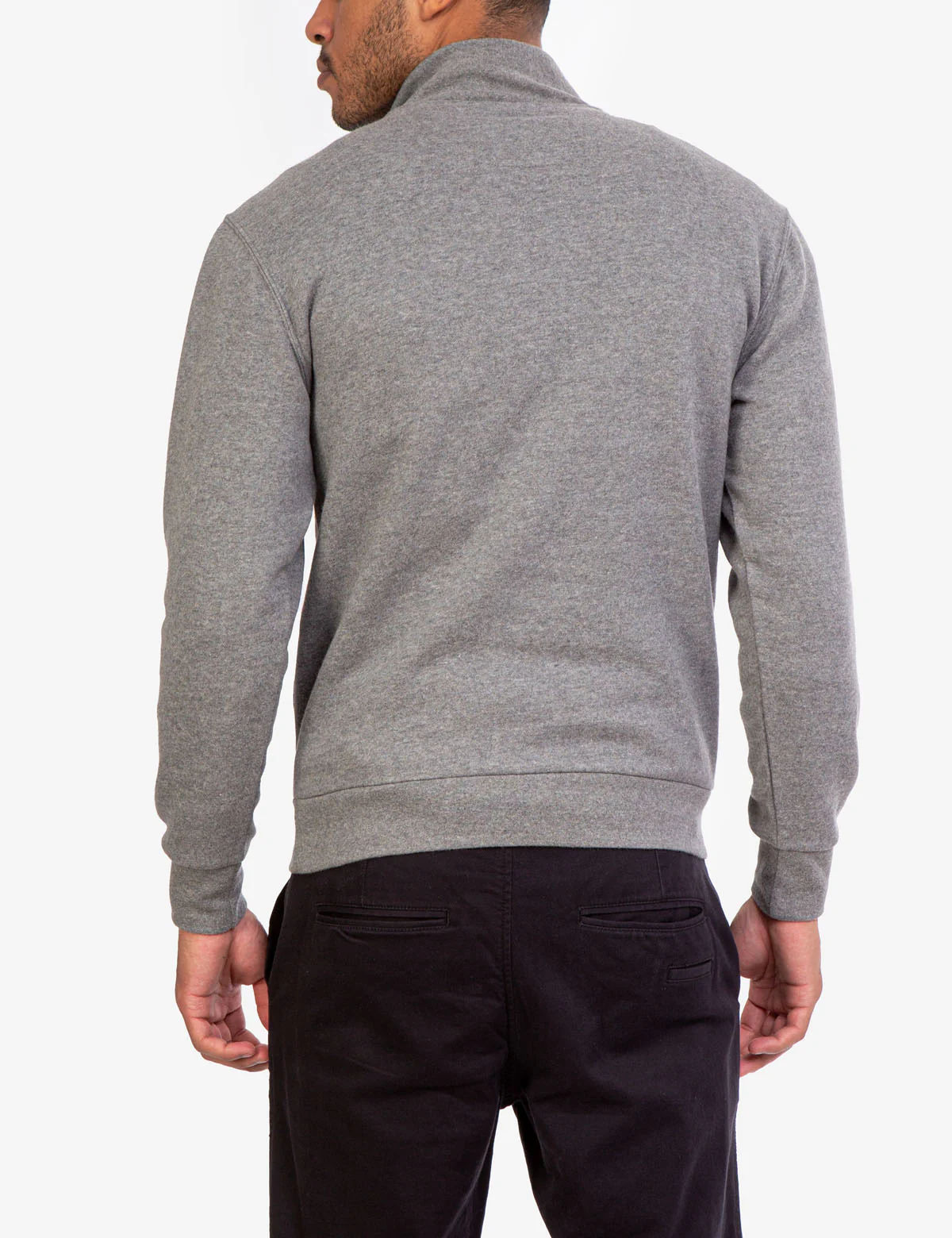 QUARTER ZIP PULLOVER SWEATSHIRT - Image 4