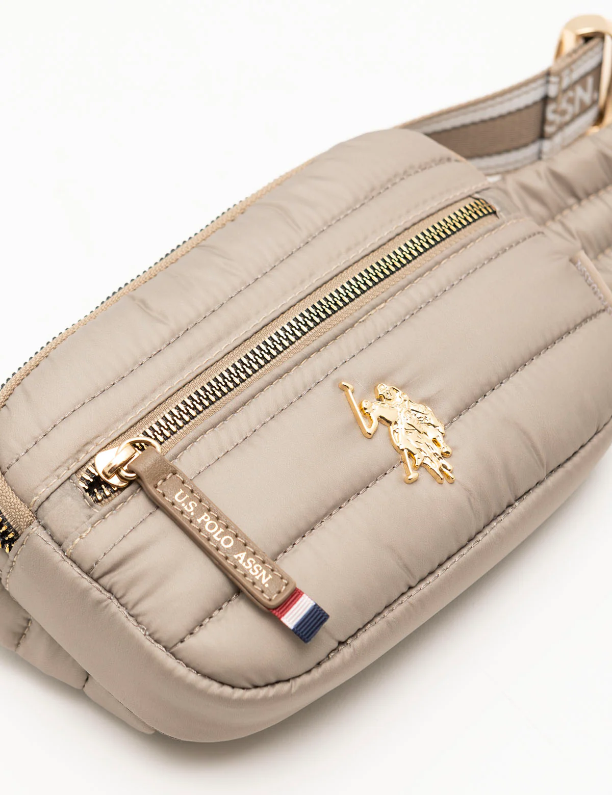 QUILTED BRANDED BELT BAG - Image 3