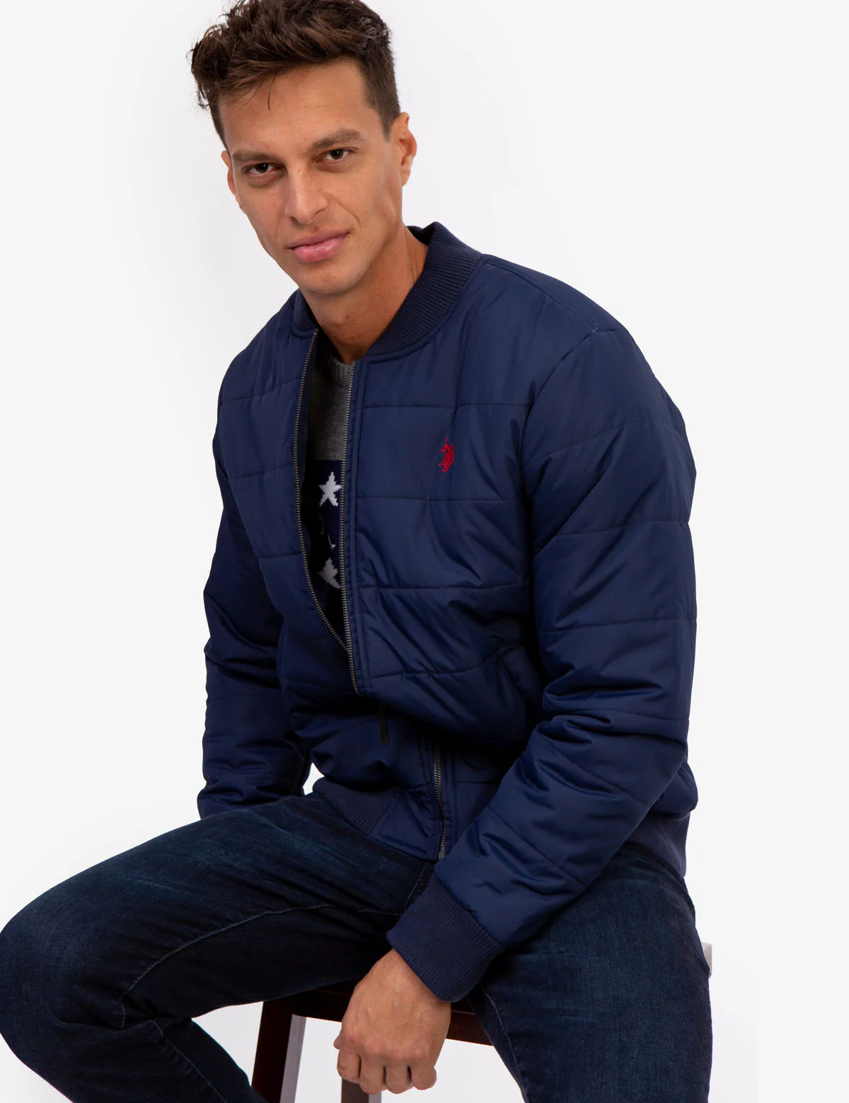 QUILTED BOMBER JACKET - Image 11