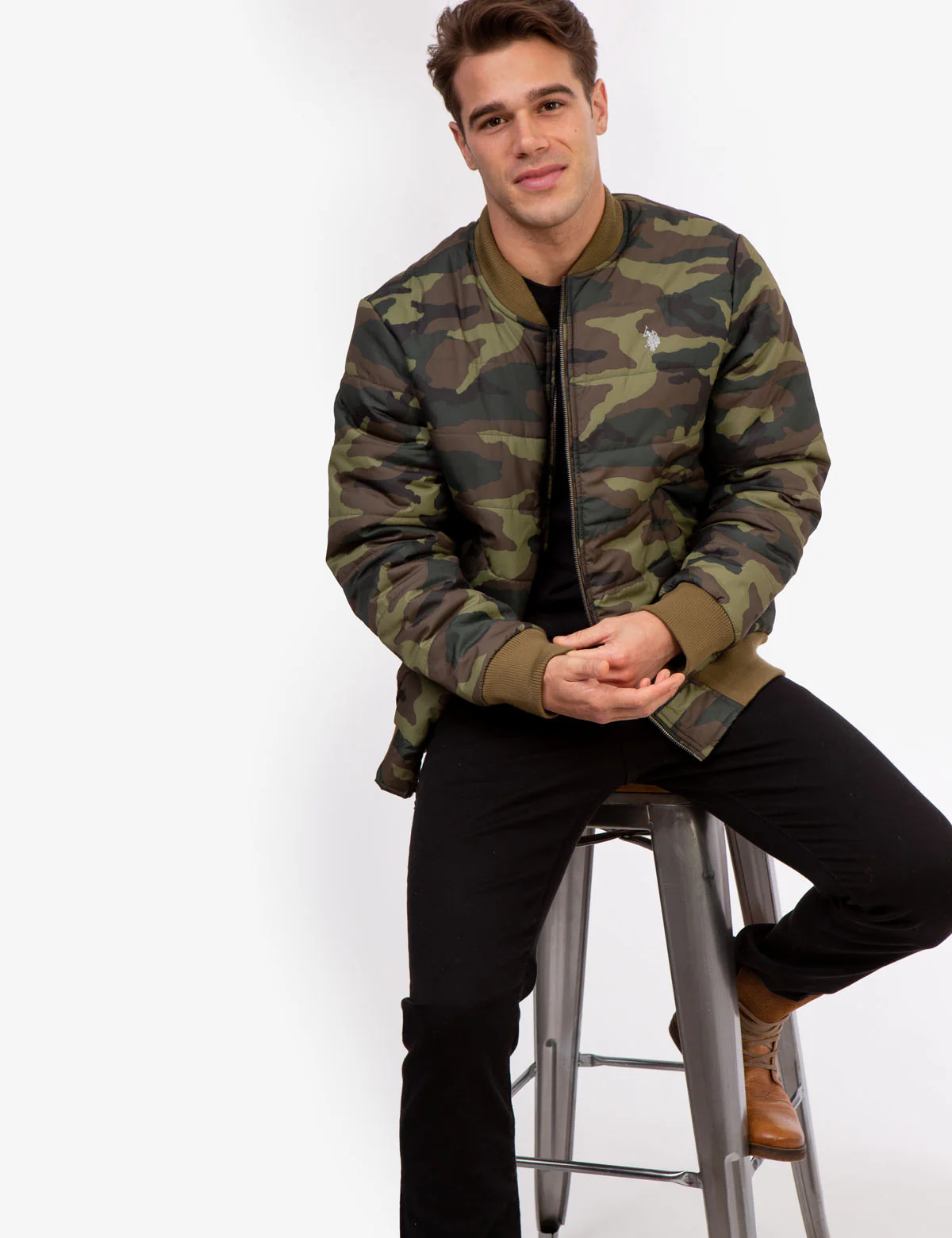 QUILTED BOMBER JACKET - Image 6