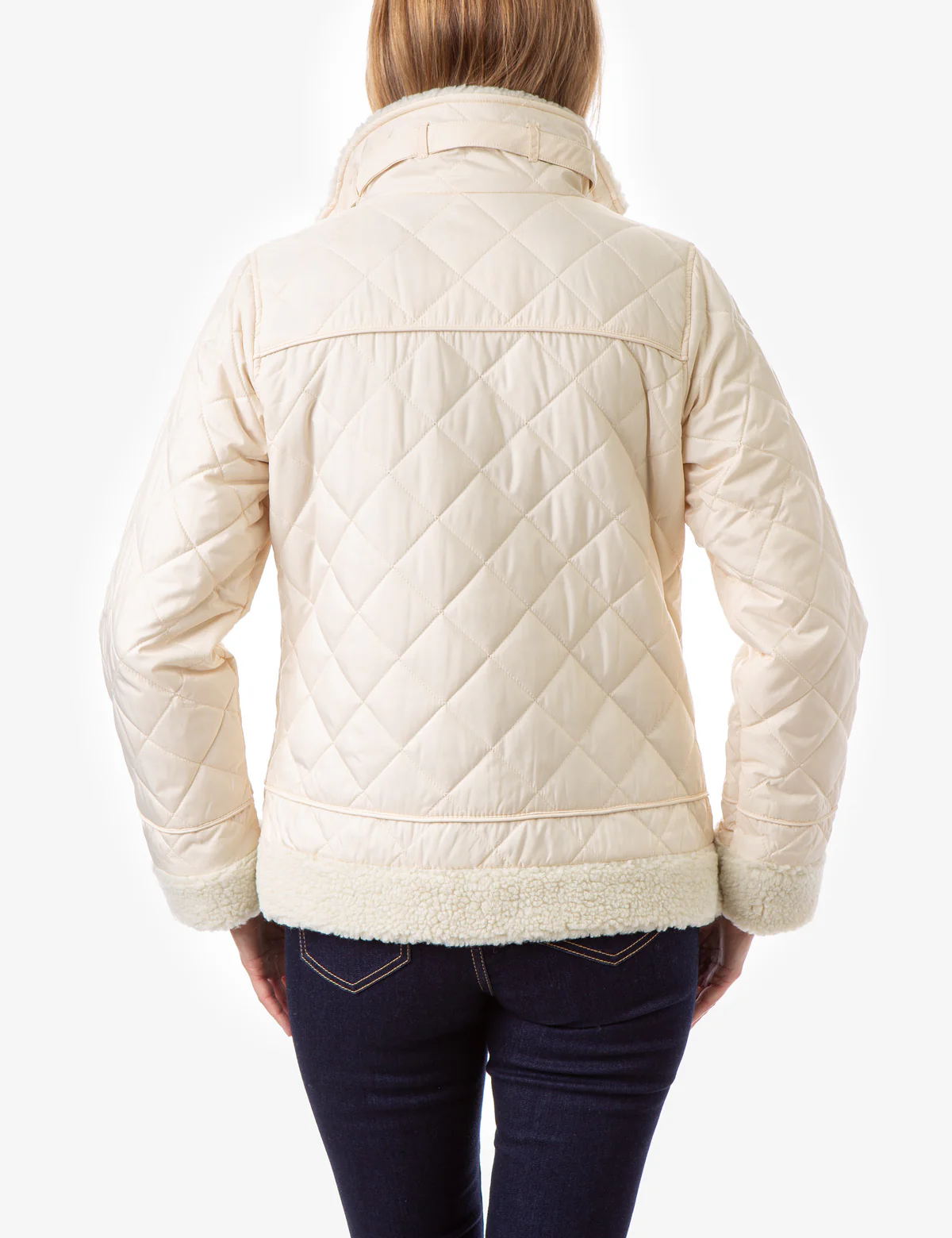 QUILTED MOTO PUFFER JACKET - Image 5