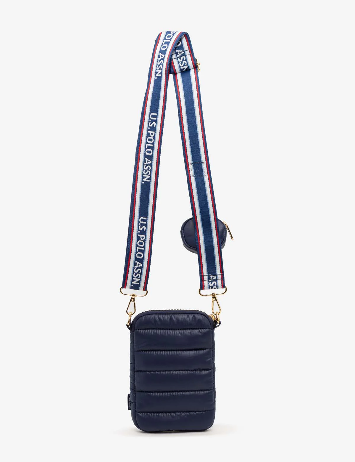 QUILTED PHONE CROSSBODY WITH ZIPPER POUCH - Image 10