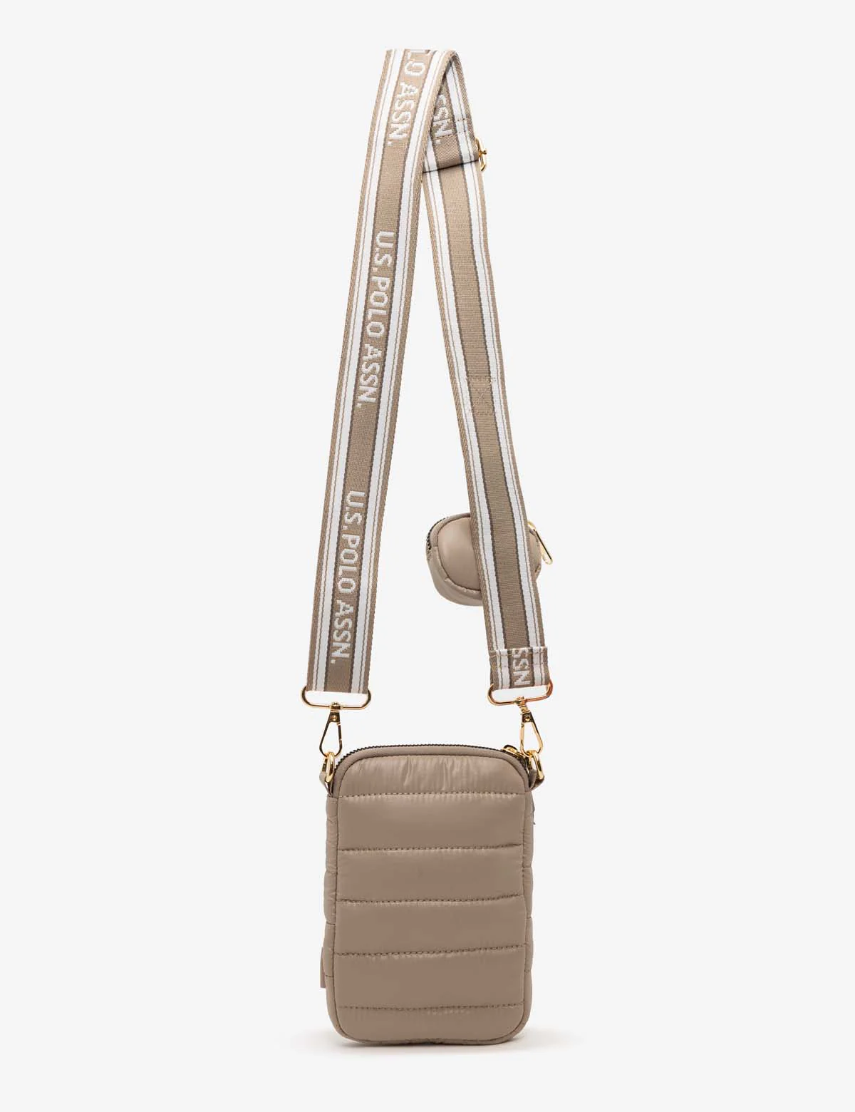 QUILTED PHONE CROSSBODY WITH ZIPPER POUCH - Image 4