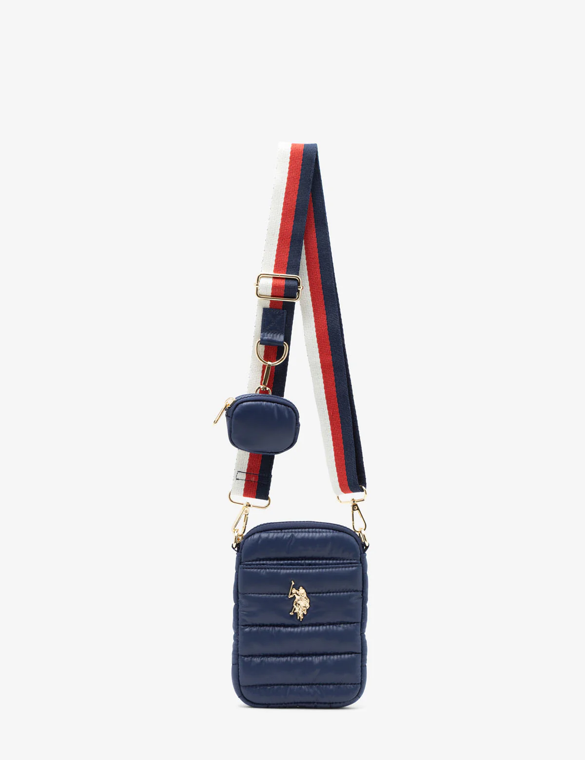 QUILTED PHONE CROSSBODY WITH ZIPPER POUCH - Image 4