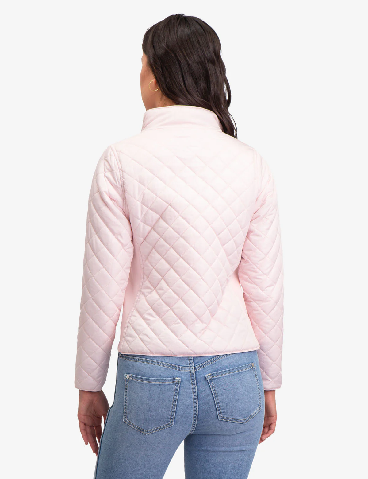 QUILTED SIDE KNIT MOTO JACKET - Image 10