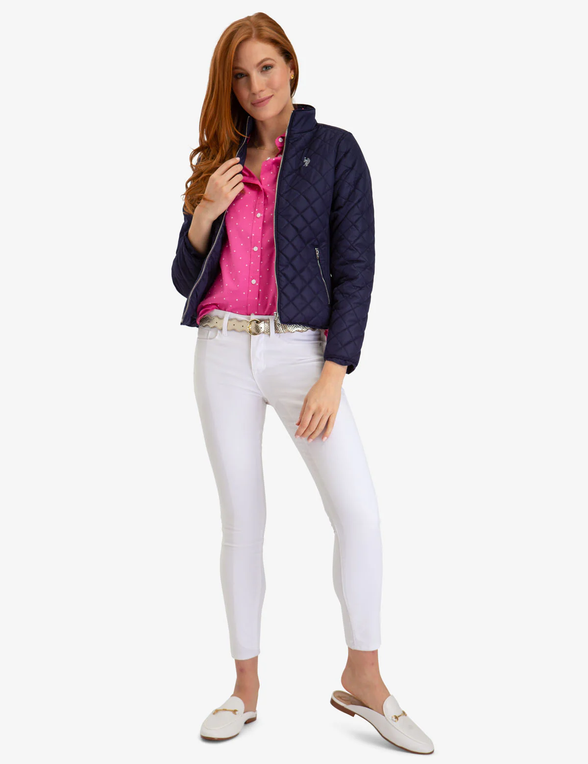 QUILTED SIDE KNIT MOTO JACKET - Image 17
