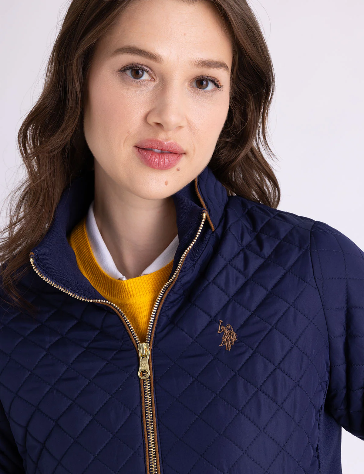 QUILTED SIDE KNIT MOTO JACKET - Image 8