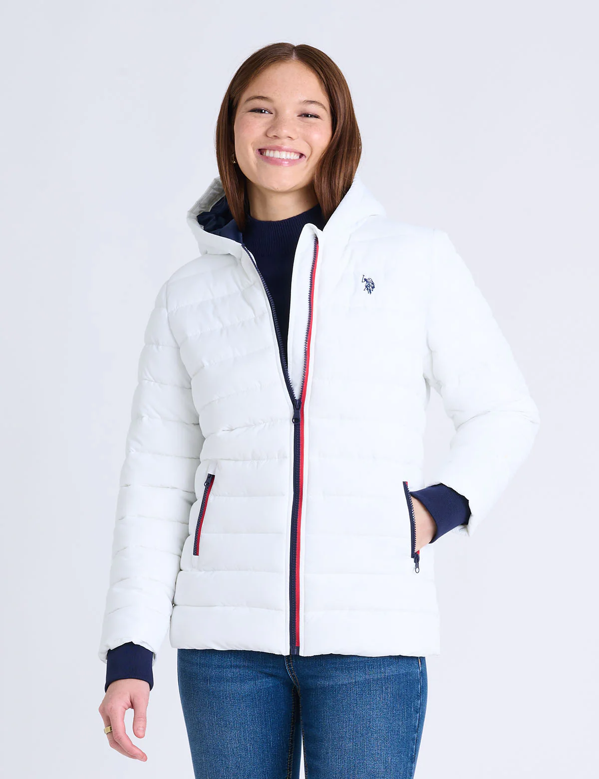 QUILTED SKI JACKET WITH HOOD - Image 2