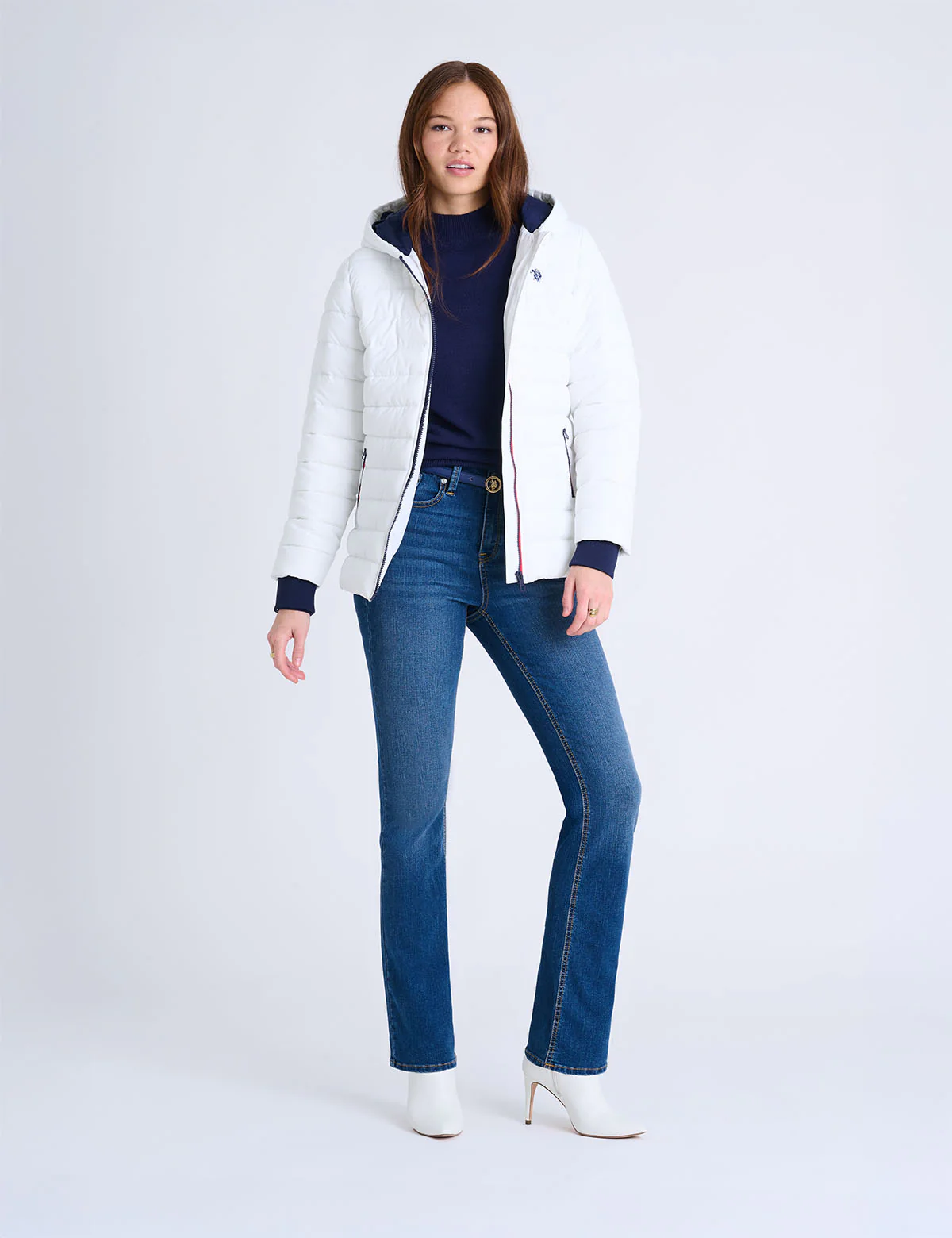 QUILTED SKI JACKET WITH HOOD - Image 3