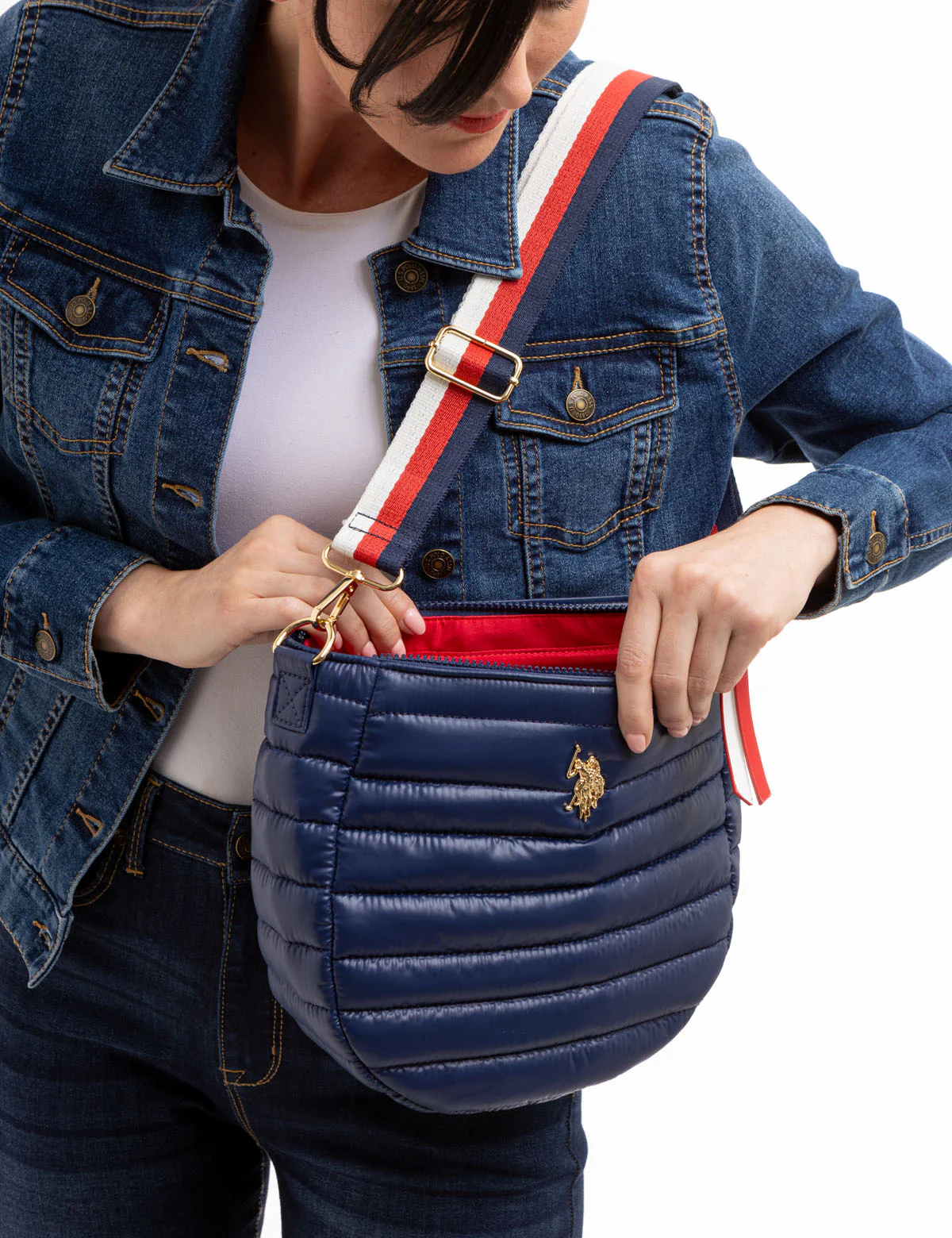 QUILTED HOBO CROSSBODY BAG - Image 6