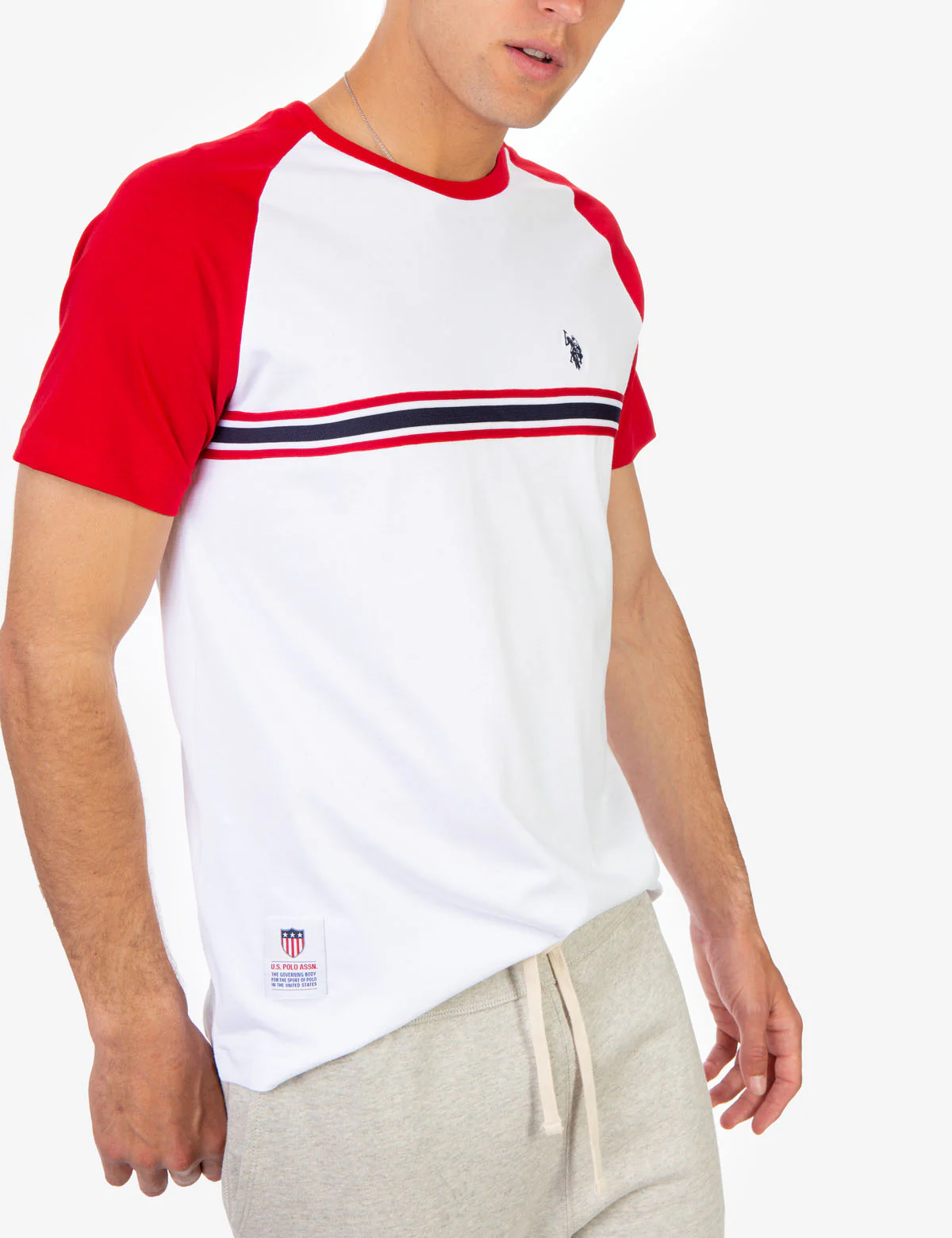 RAGLAN CHEST STRIPE T-SHIRT - Image 10