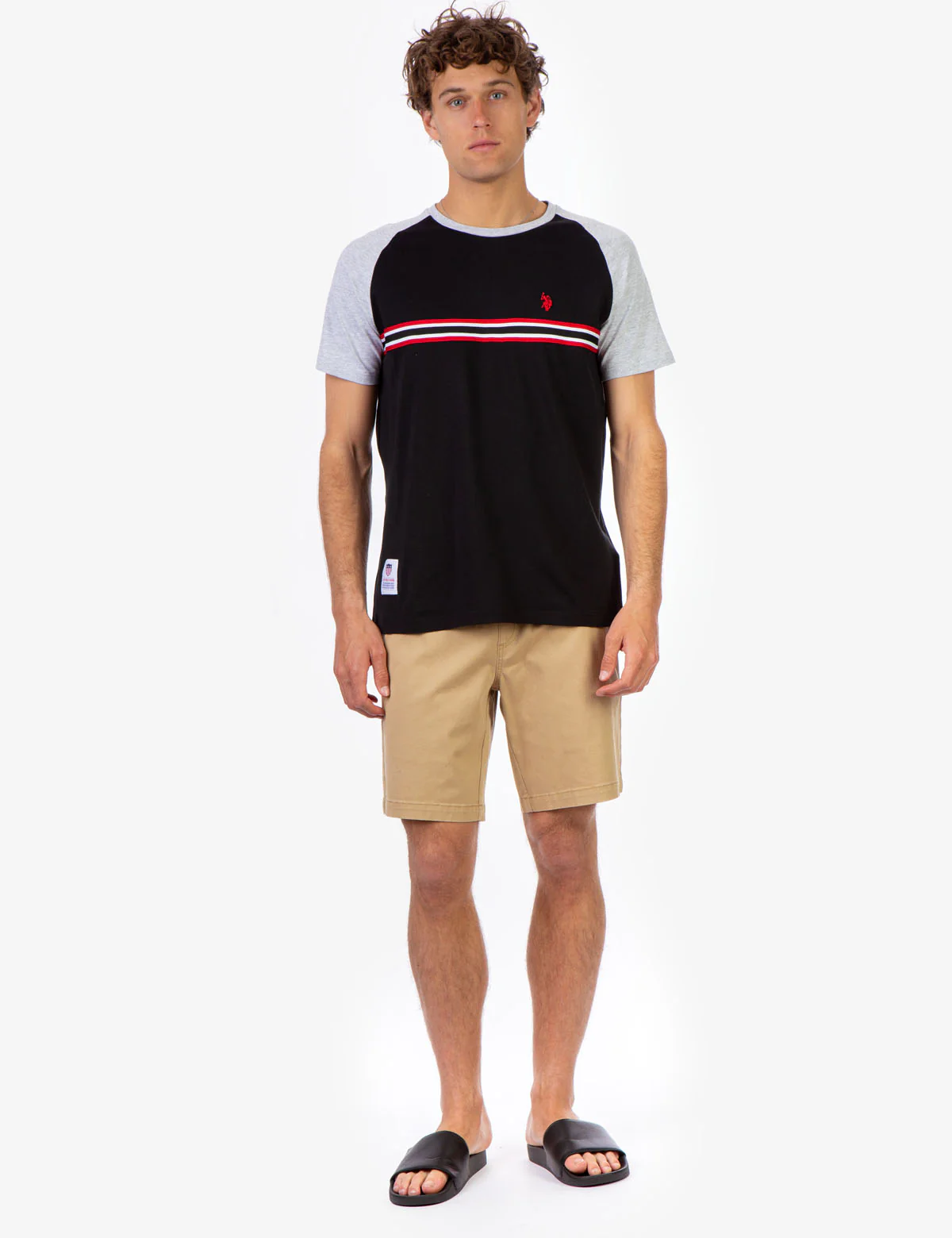 RAGLAN CHEST STRIPE T-SHIRT - Image 2