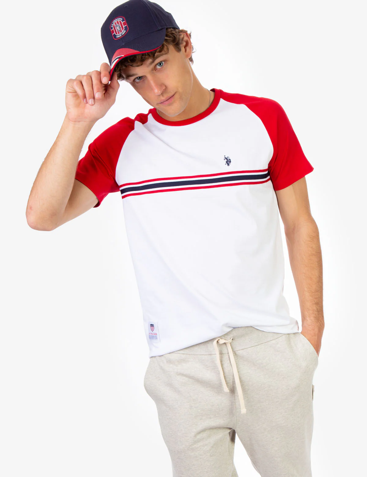 RAGLAN CHEST STRIPE T-SHIRT - Image 6