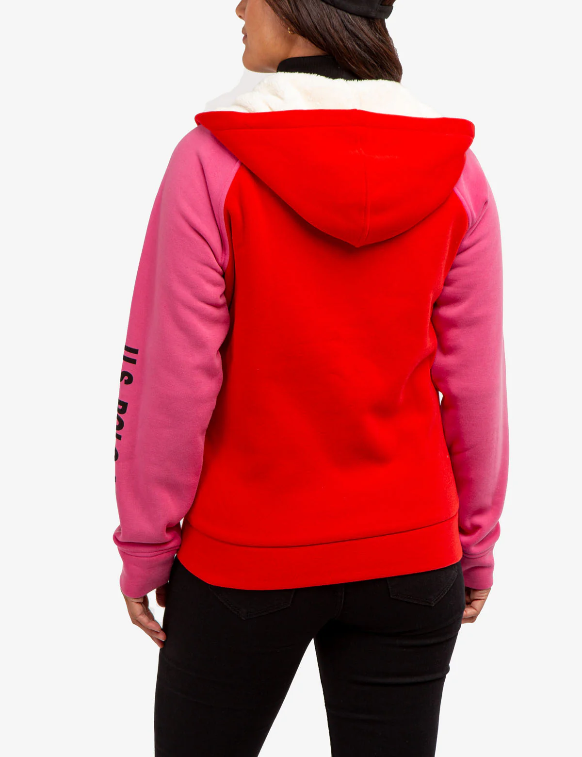 RAGLAN COLORBLOCK SHERPA HOODIE - Image 4