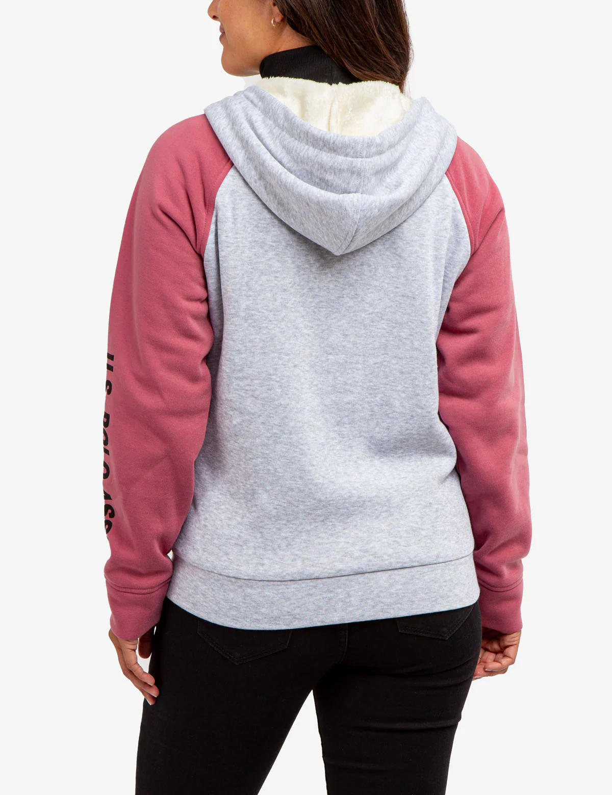 RAGLAN COLORBLOCK SHERPA HOODIE - Image 8