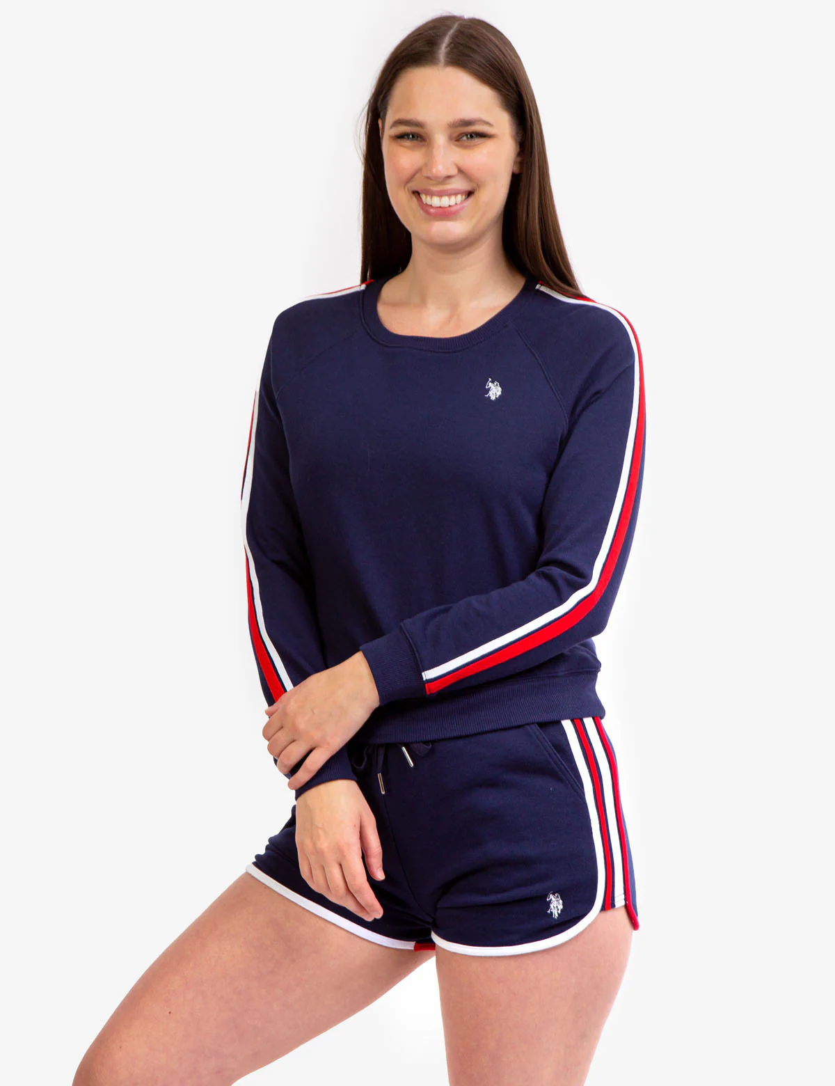 RAGLAN SLEEVE CREW NECK PULLOVER