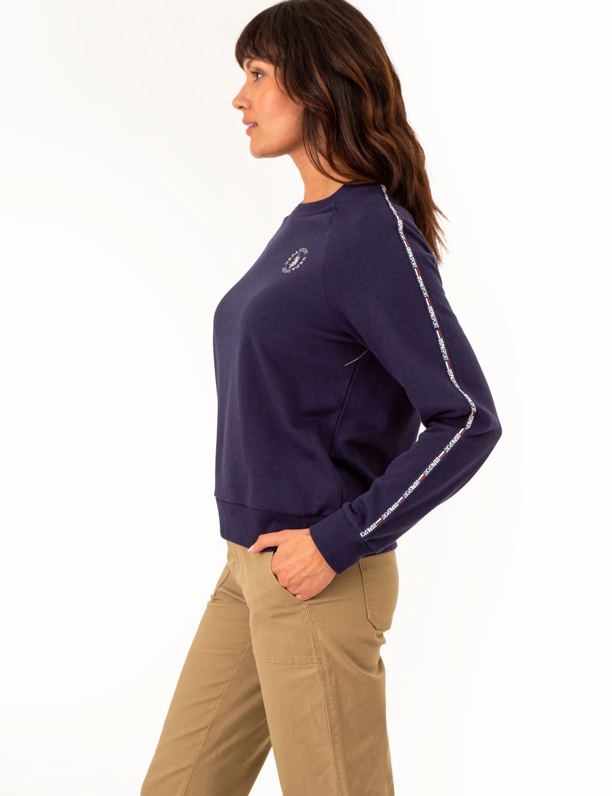 RAGLAN SLEEVE PULLOVER SWEATSHIRT - Image 3