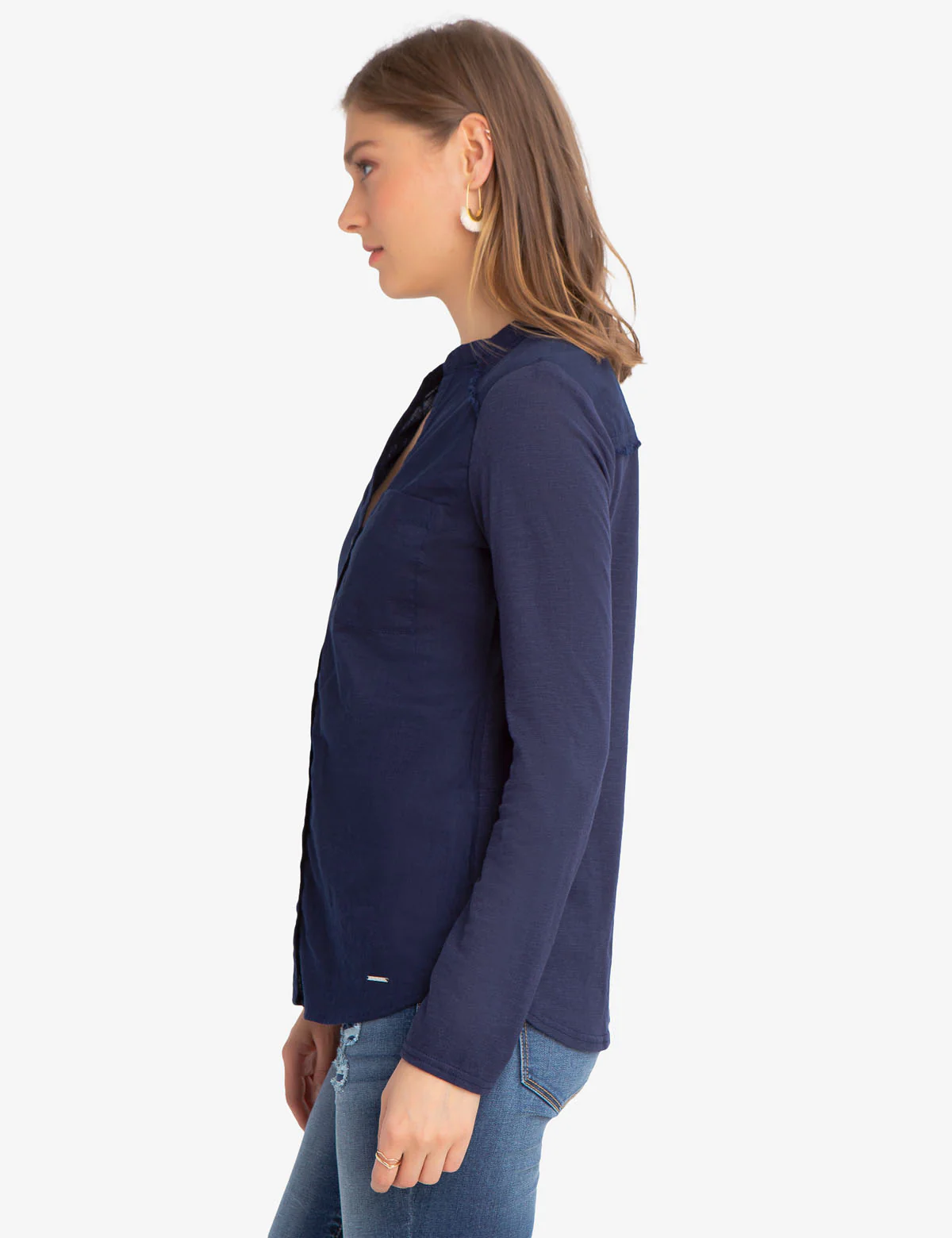 RAW HEM KNIT SHIRT - Image 8