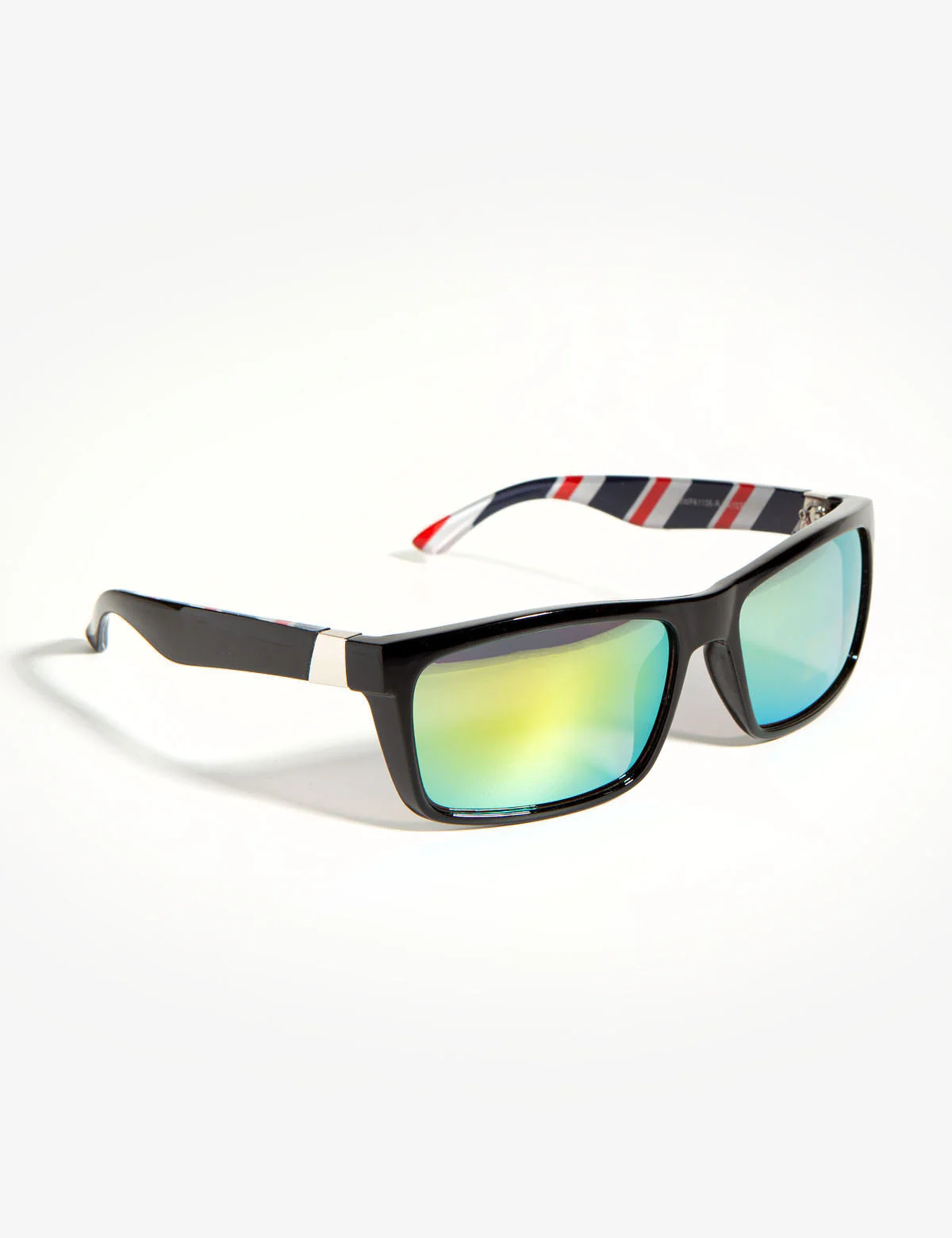 RECTANGLE BARBER PATTERNED SUNGLASSES - Image 2