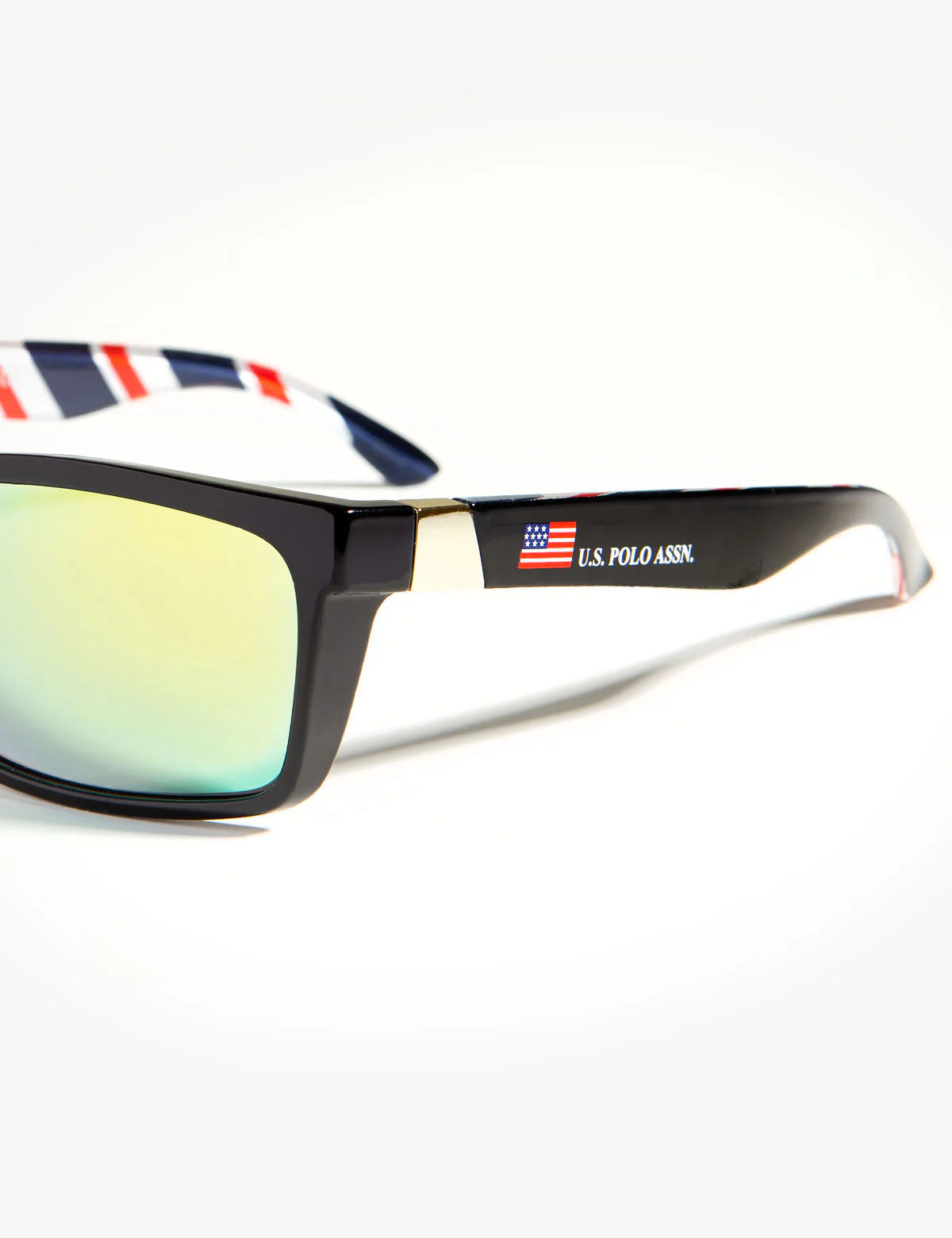 RECTANGLE BARBER PATTERNED SUNGLASSES - Image 3
