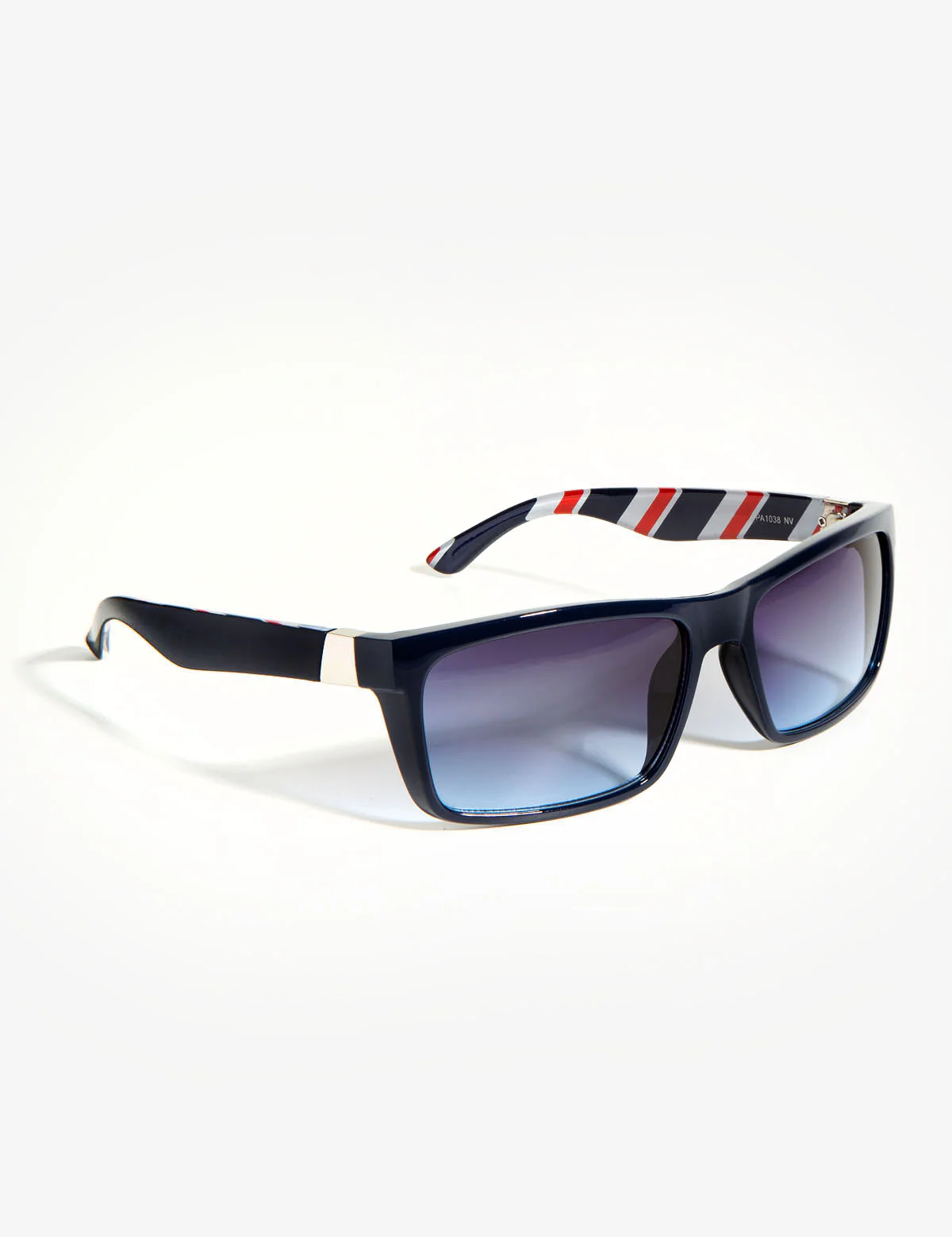 RECTANGLE BARBER PATTERNED SUNGLASSES - Image 5