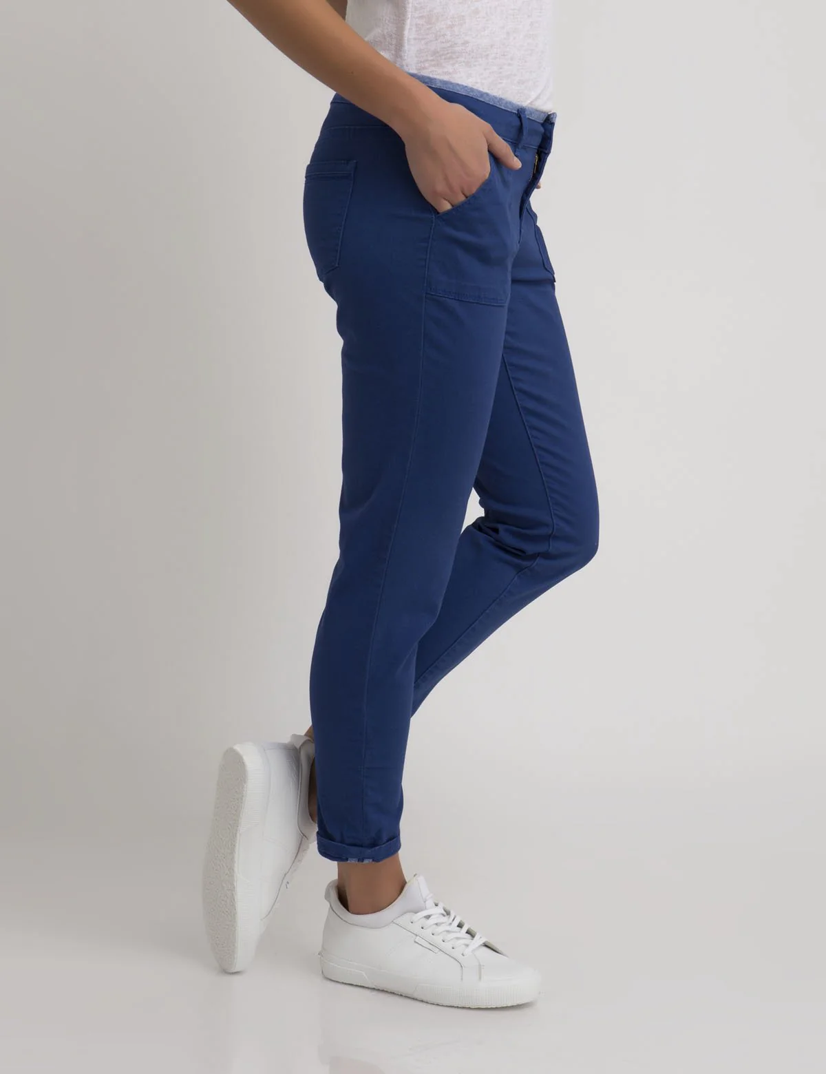 RELAXED FIT CROP CARGO PANTS - Image 7