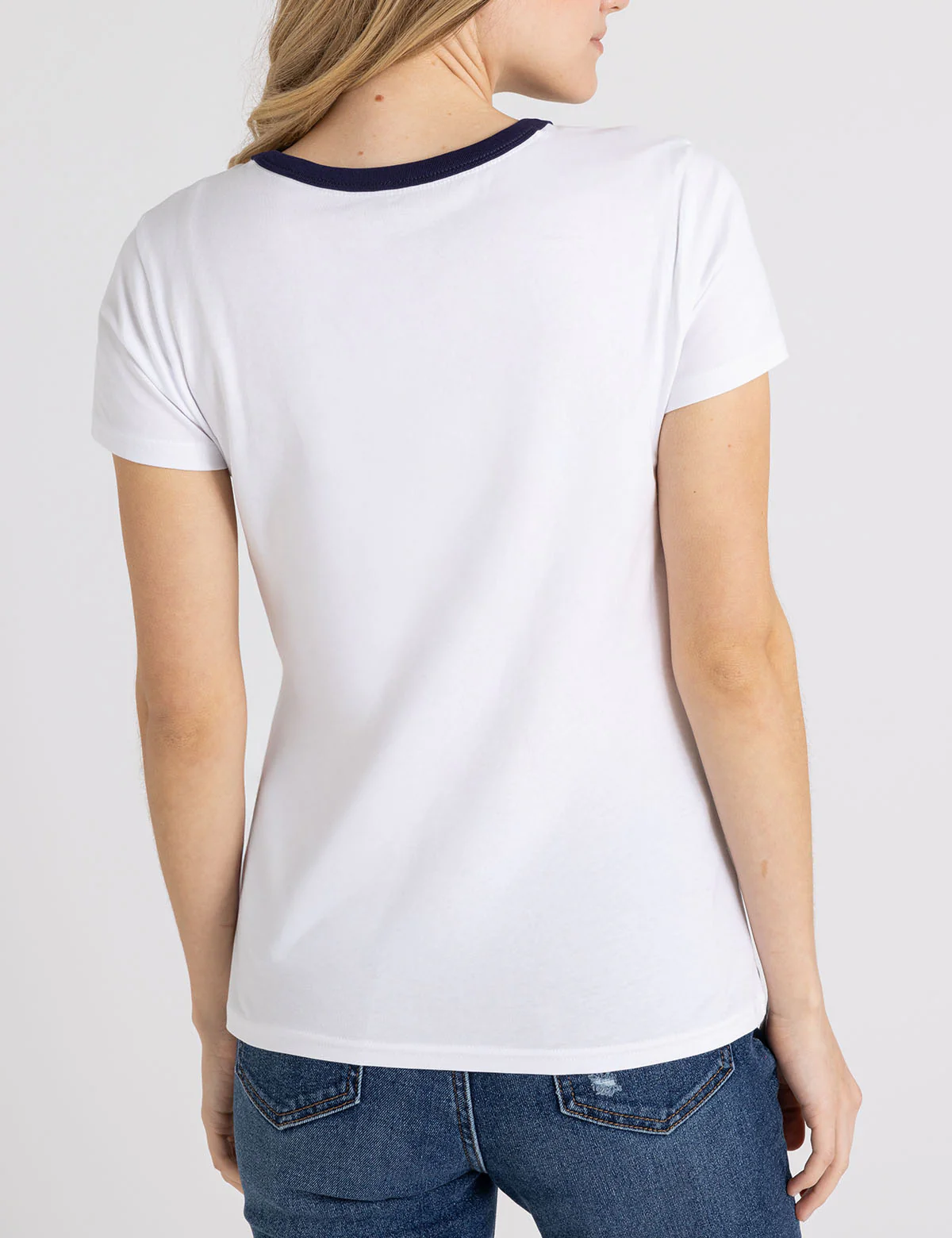 RHINESTONE CREST RINGER T-SHIRT - Image 4