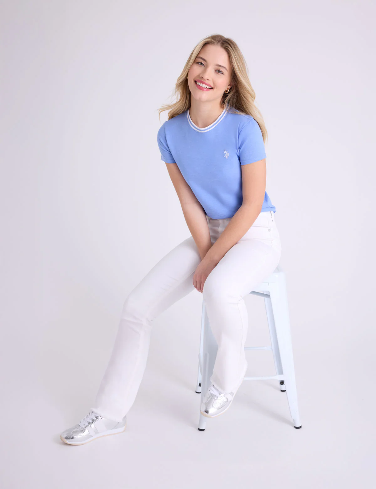 RINGER NECK TRIM T-SHIRT - Image 4