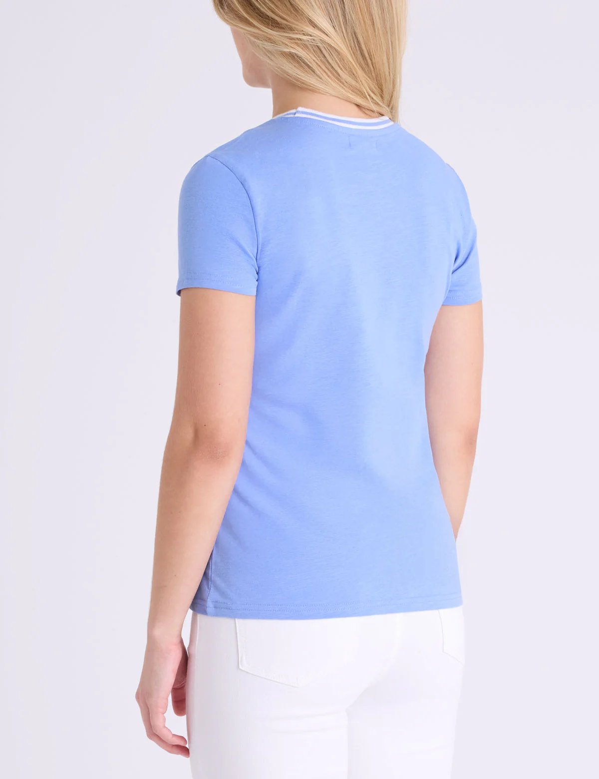 RINGER NECK TRIM T-SHIRT - Image 8