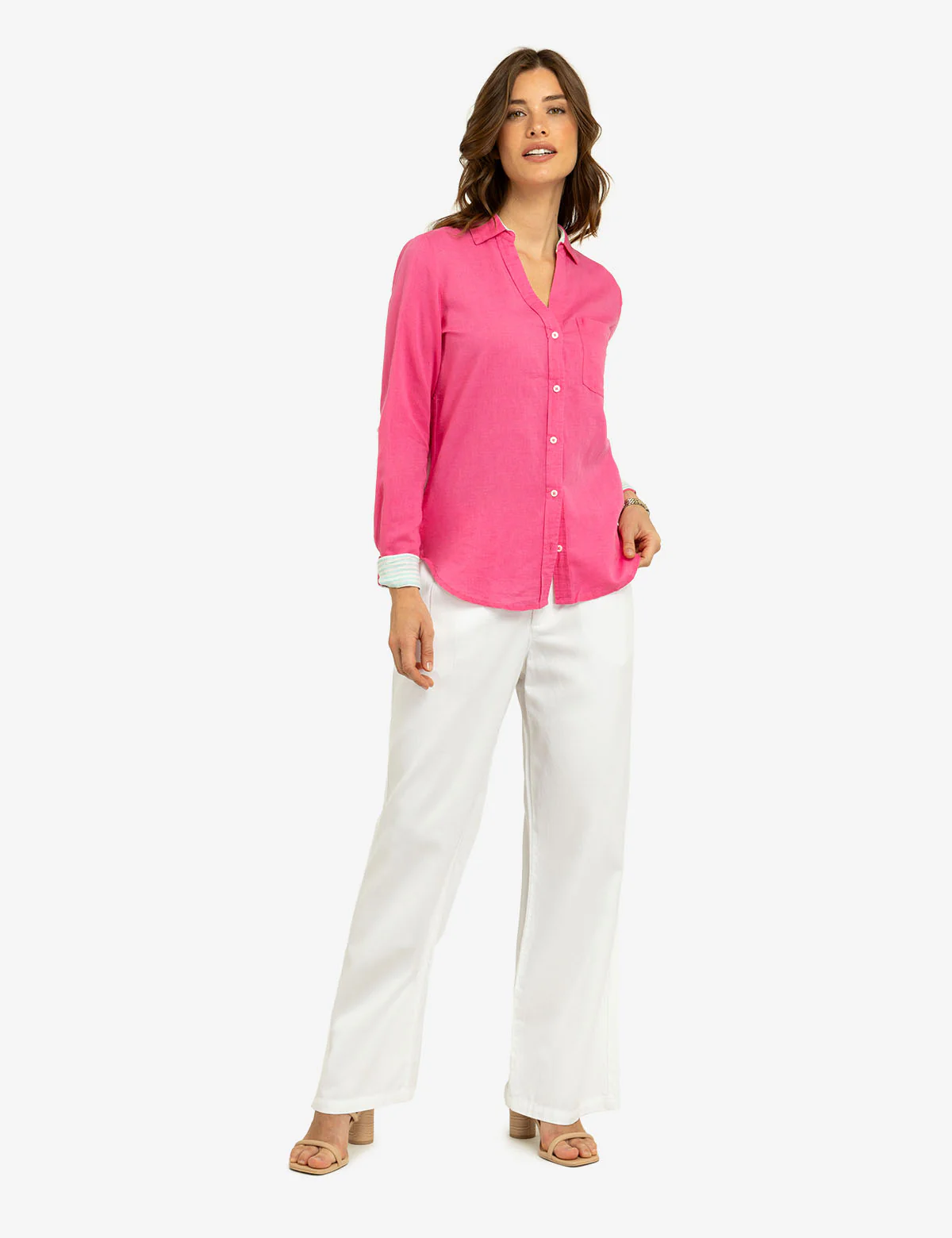 ROLL SLEEVE LINEN SHIRT - Image 16