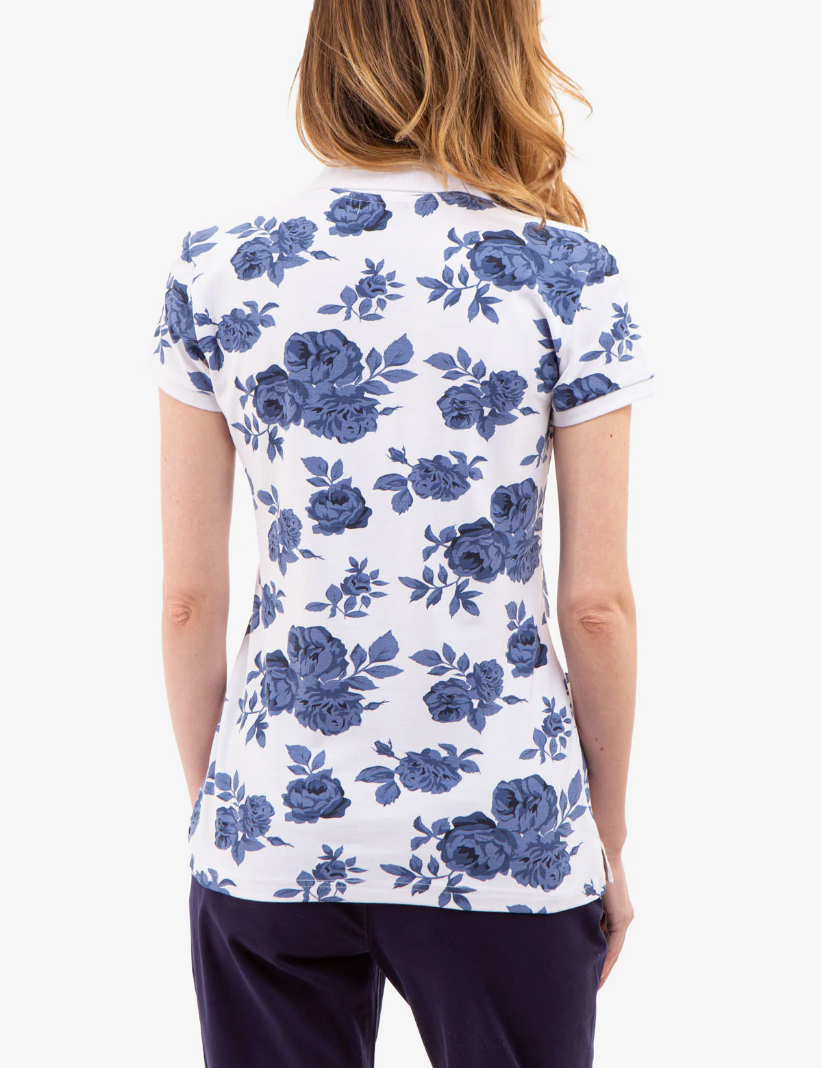 ROSE PRINT POLO SHIRT - Image 2