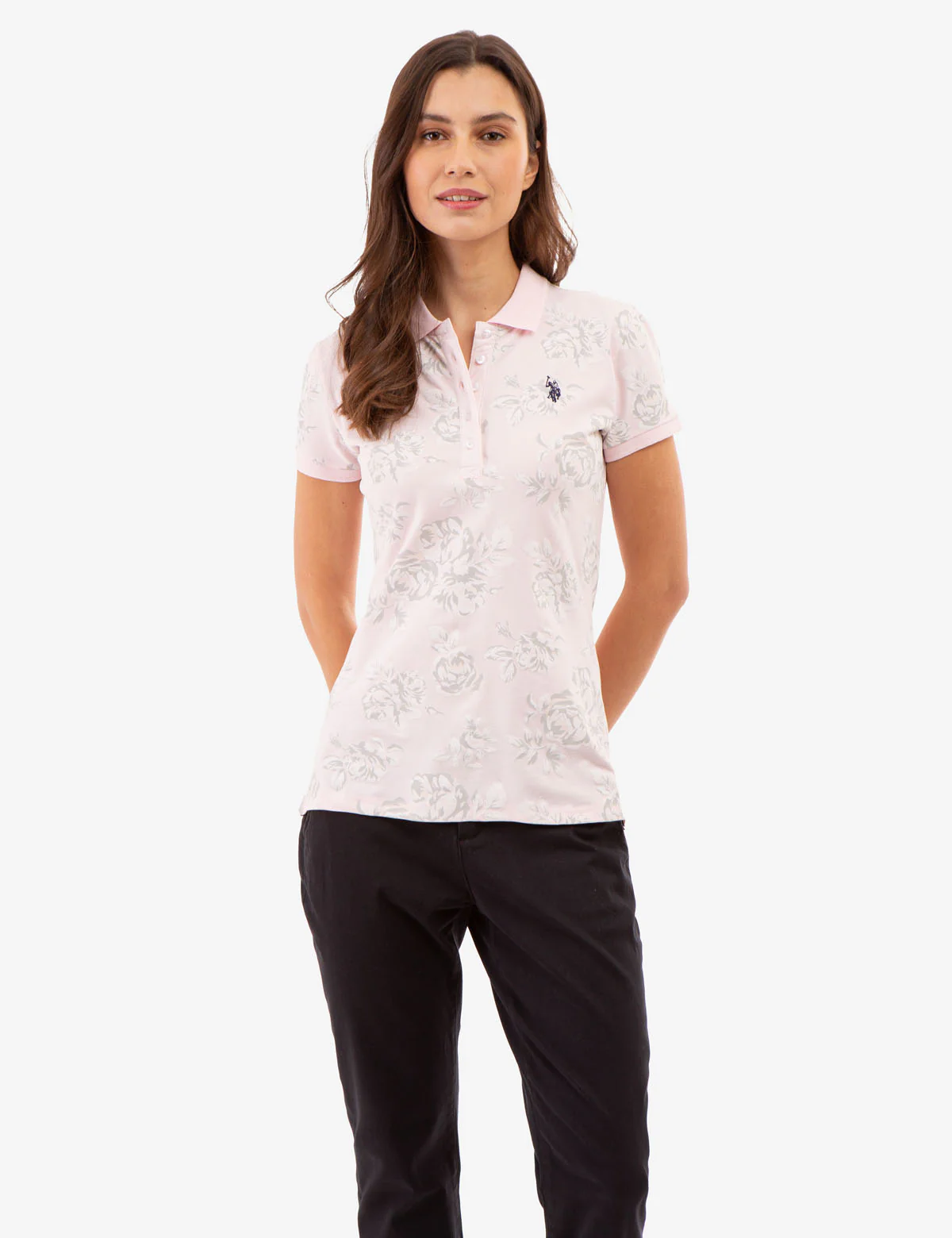 ROSE PRINT POLO SHIRT - Image 4