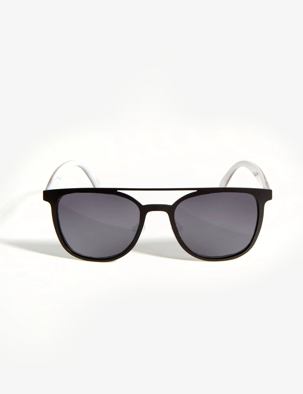 ROUND WOODGRAIN AVIATOR SUNGLASSES - Image 4