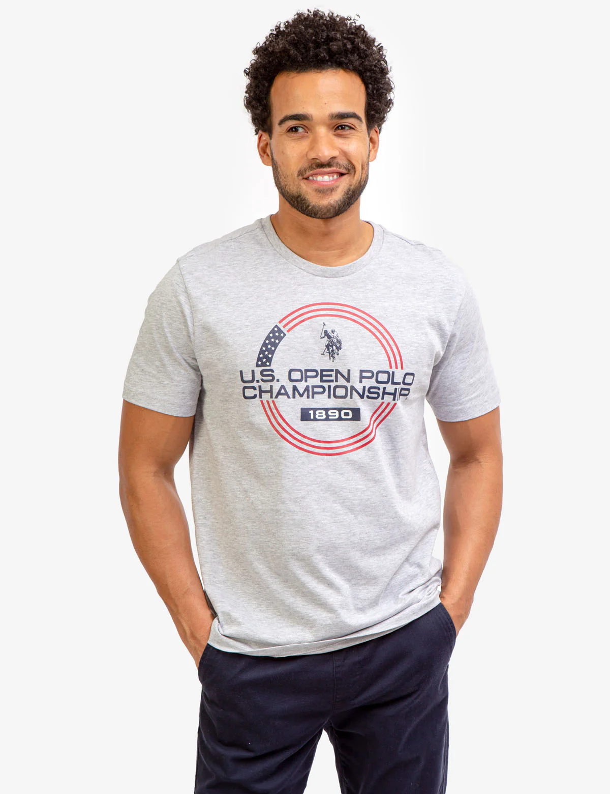 ROUNDABOUT GRAPHIC PRINT CREW NECK T-SHIRT