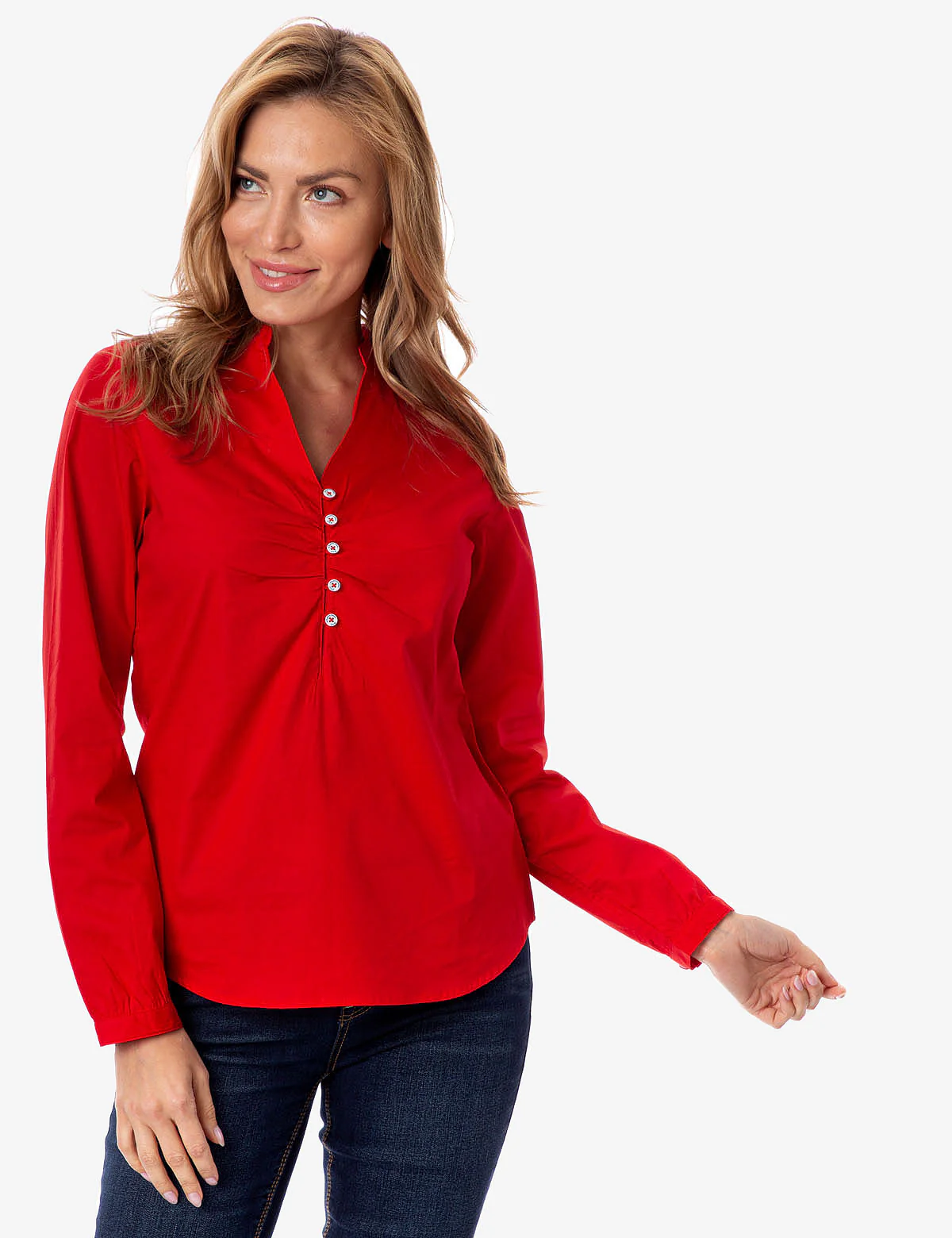 RUCHED BUTTON FRONT SHIRT - Image 6