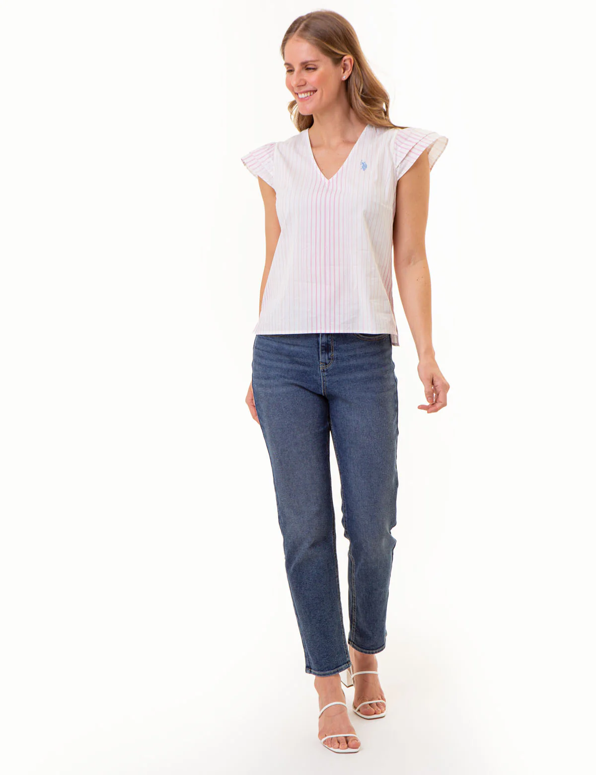 RUFFLE SLEEVE POPOVER TOP - Image 3