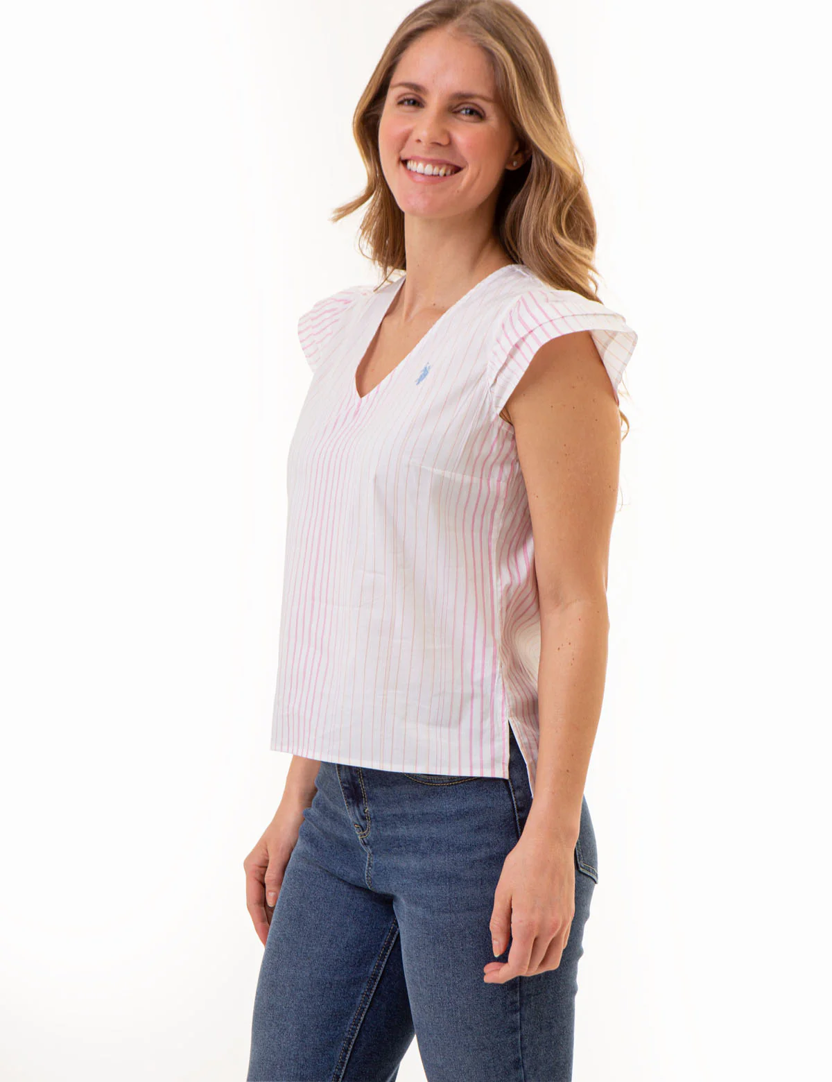RUFFLE SLEEVE POPOVER TOP - Image 4
