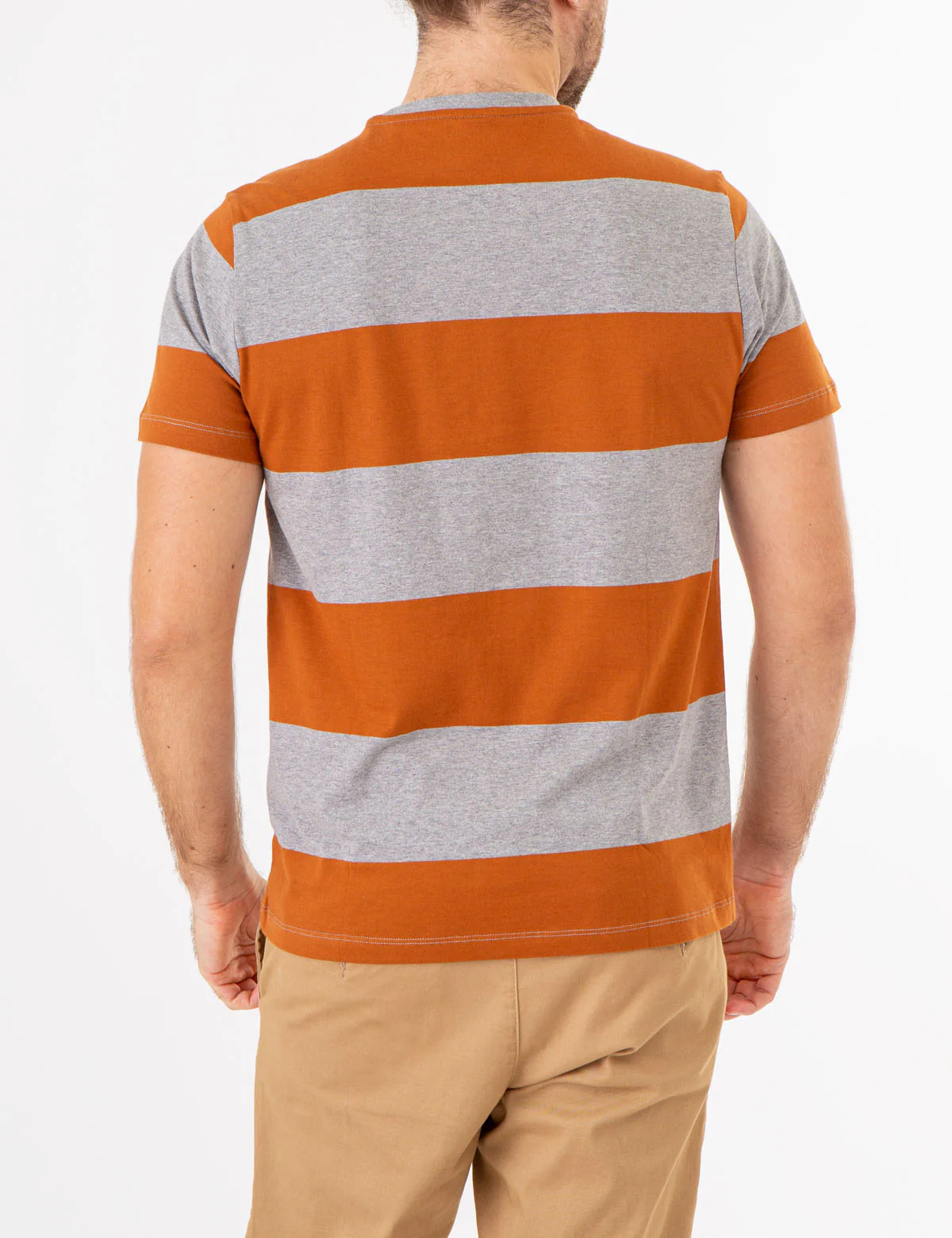 RUGBY STRIPE JERSEY T-SHIRT WITH POCKET - Image 4