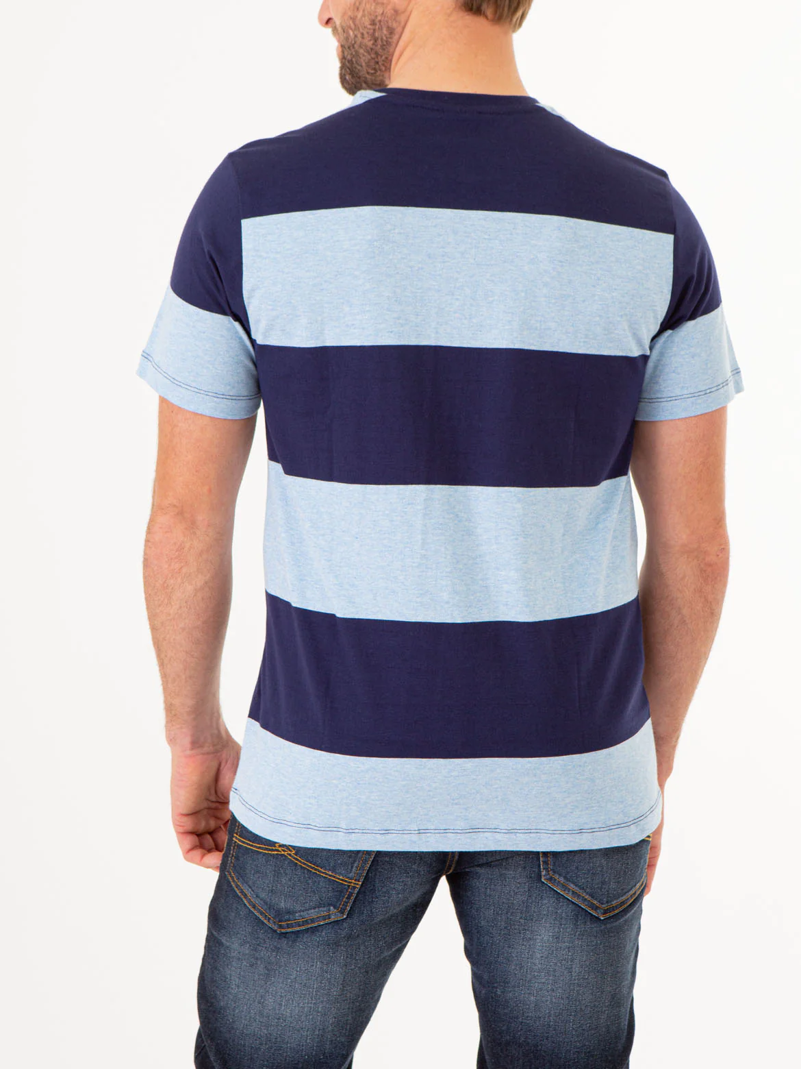 RUGBY STRIPE JERSEY T-SHIRT WITH POCKET - Image 9