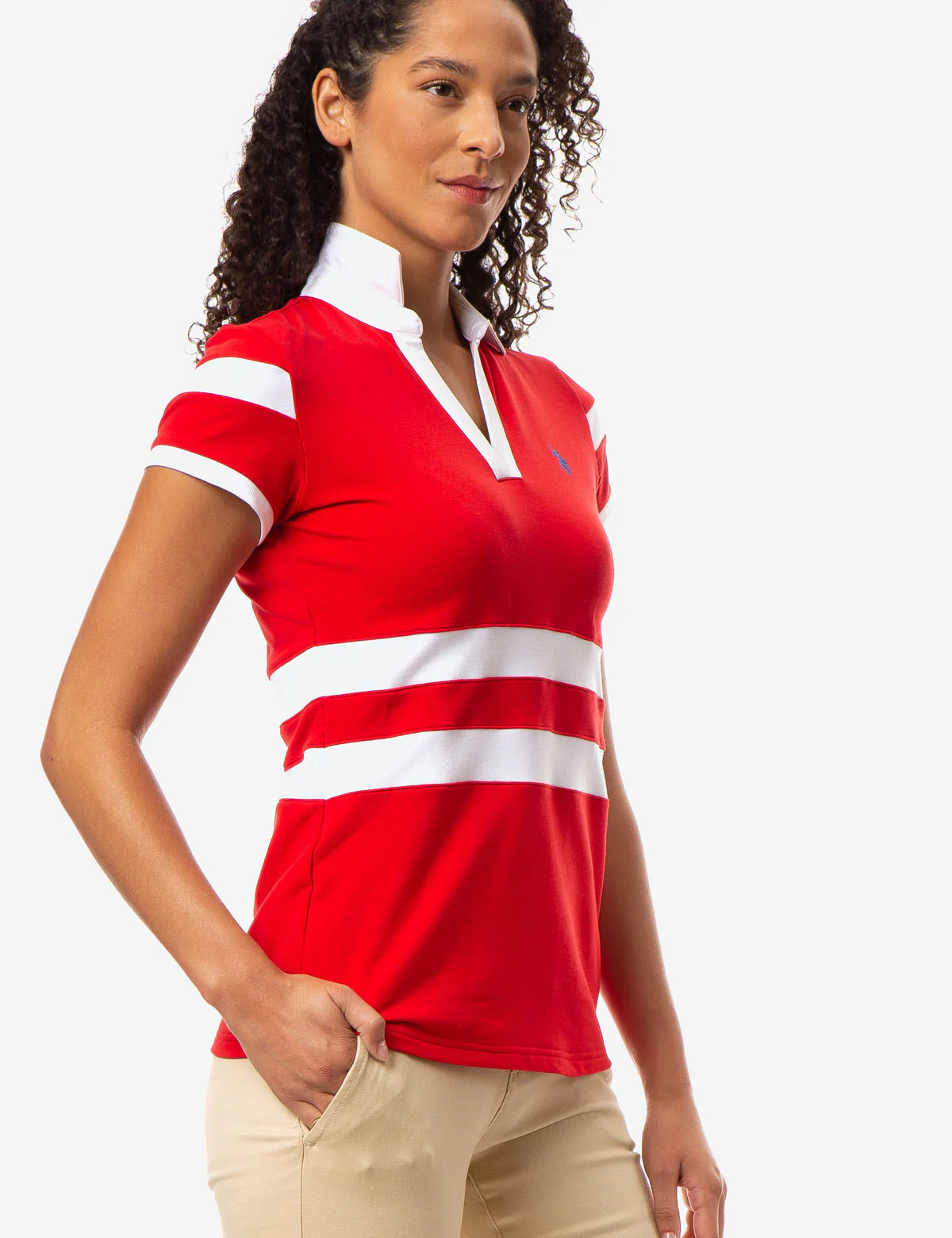 RUGBY STRIPE POLO SHIRT - Image 5