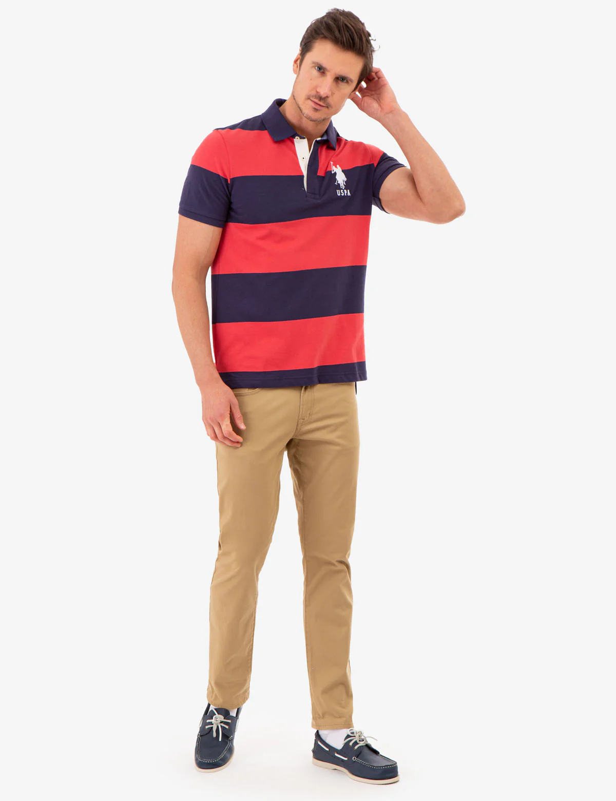 RUGBY STRIPE POLO SHIRT - Image 2
