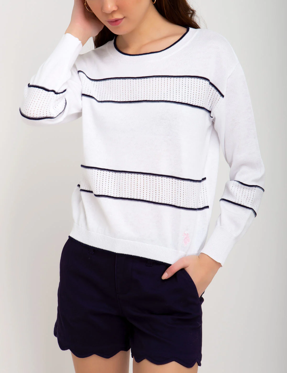 SCALLOP HEM SWEATER - Image 10