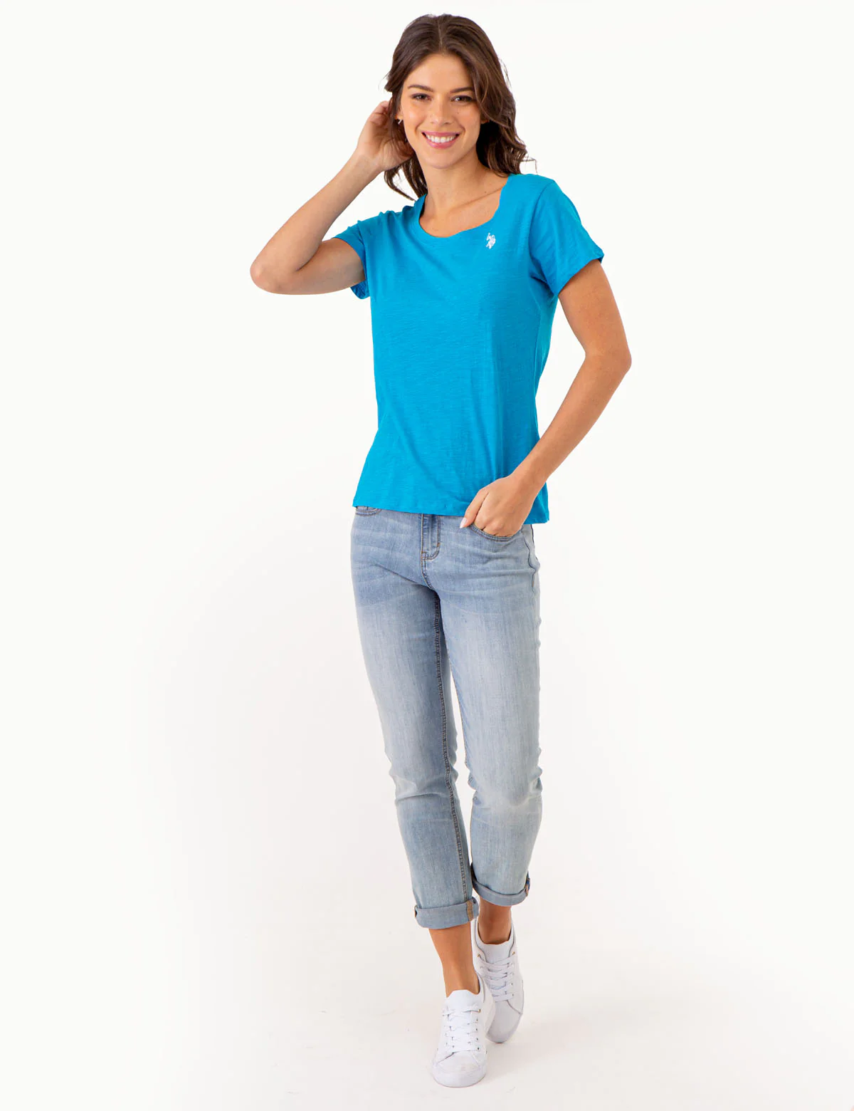 SCOOP NECK T-SHIRT - Image 6