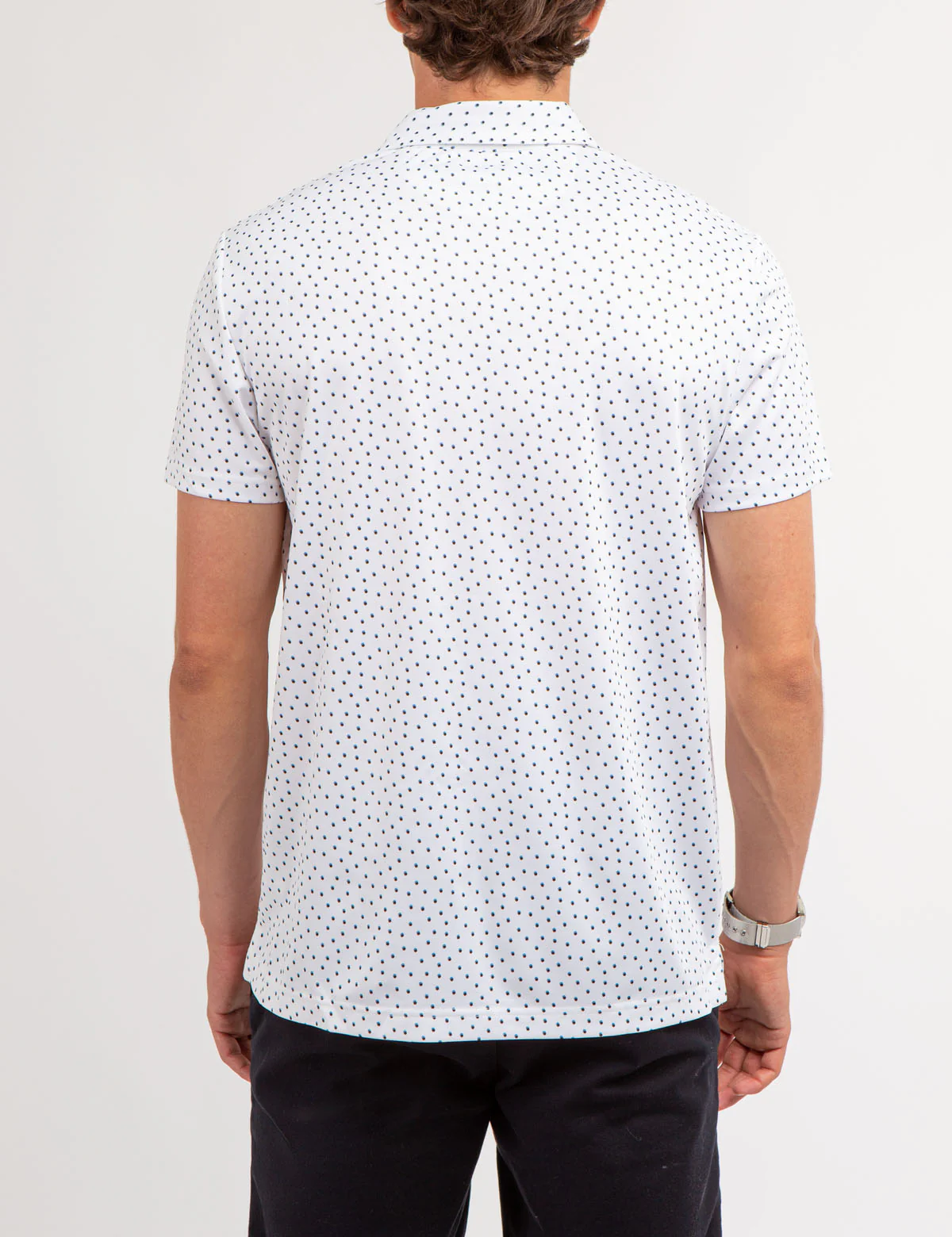 SHADOW DOT PRINT PERFORMANCE POLO SHIRT - Image 13