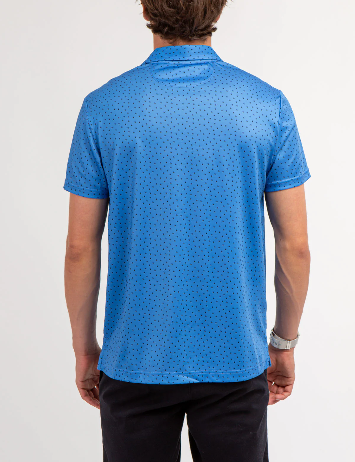 SHADOW DOT PRINT PERFORMANCE POLO SHIRT - Image 4