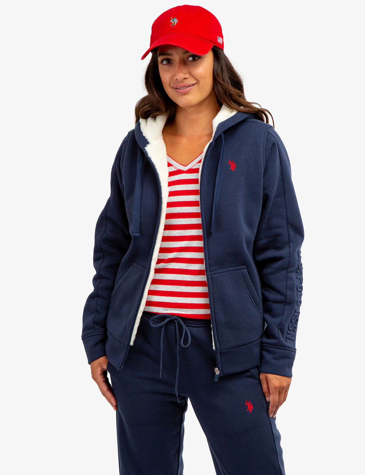 SHERPA LINED EMBOSSED HOODIE - Image 11