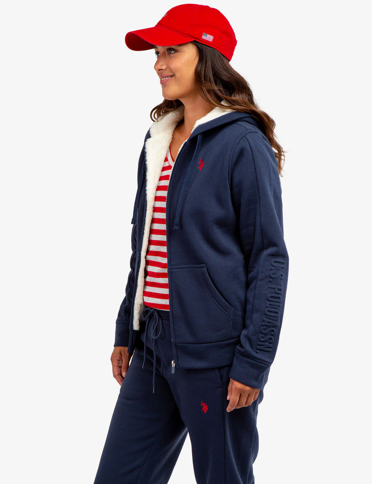 SHERPA LINED EMBOSSED HOODIE - Image 12